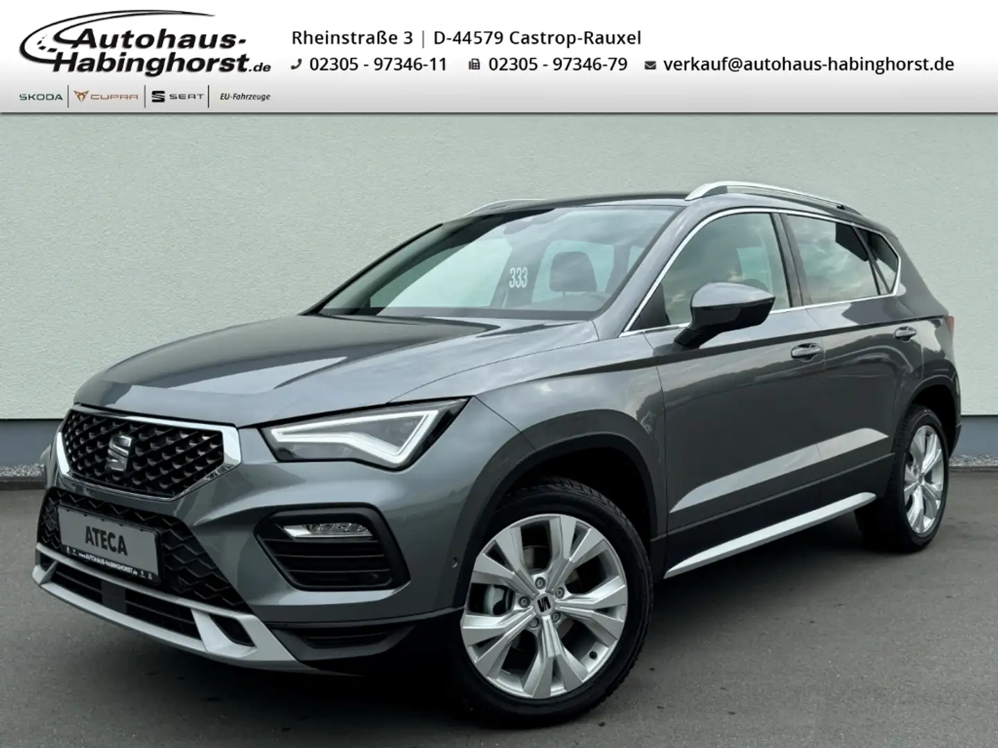 SEAT Ateca 1.5 TSI DSG Xperience Navi AHK Beats ACC ParkAssis Grau - 1