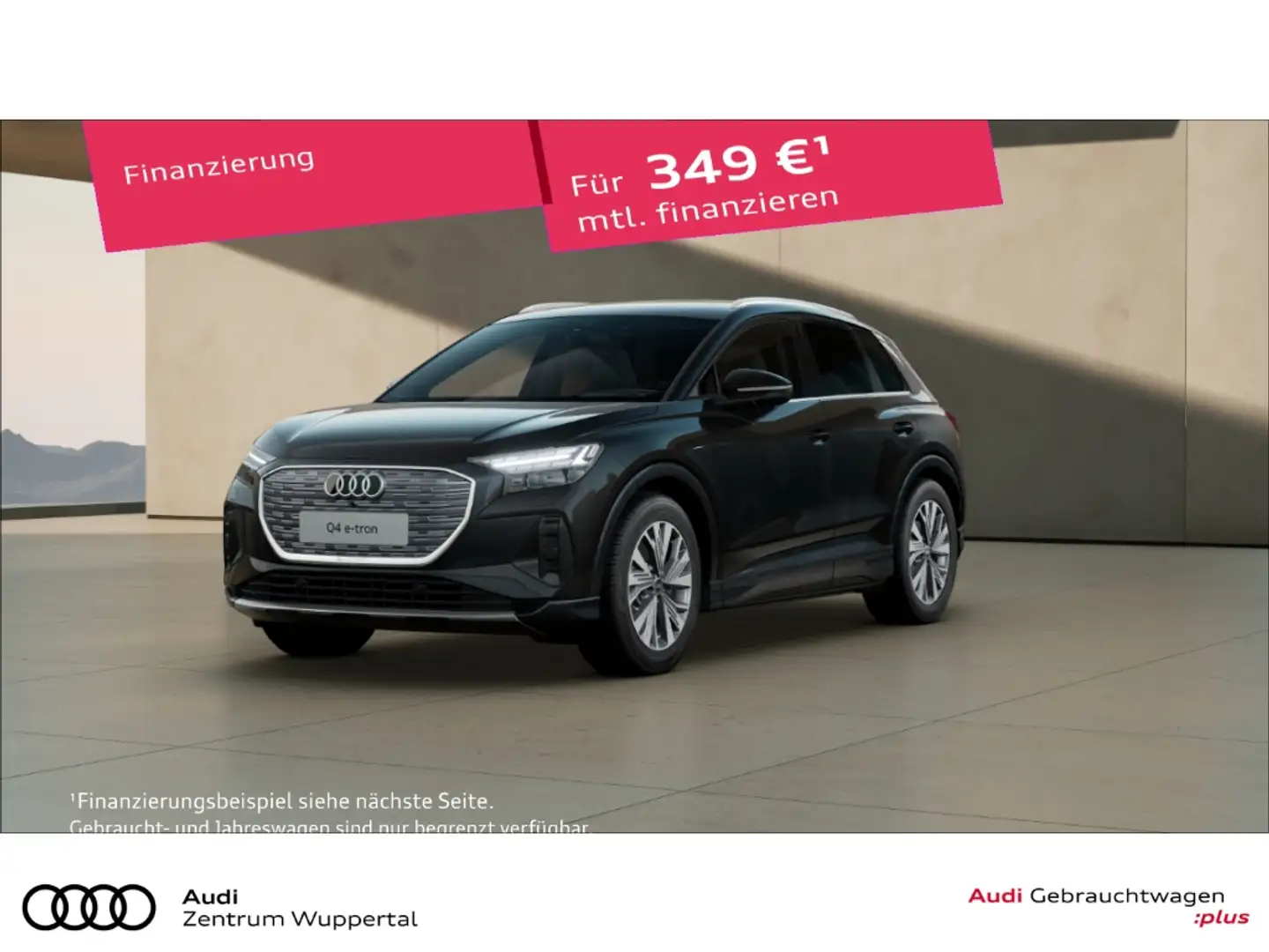 Audi Q4 e-tron 40 E-TRON MATRIX AHK PDC DAB SHZ KLIMA Schwarz - 1