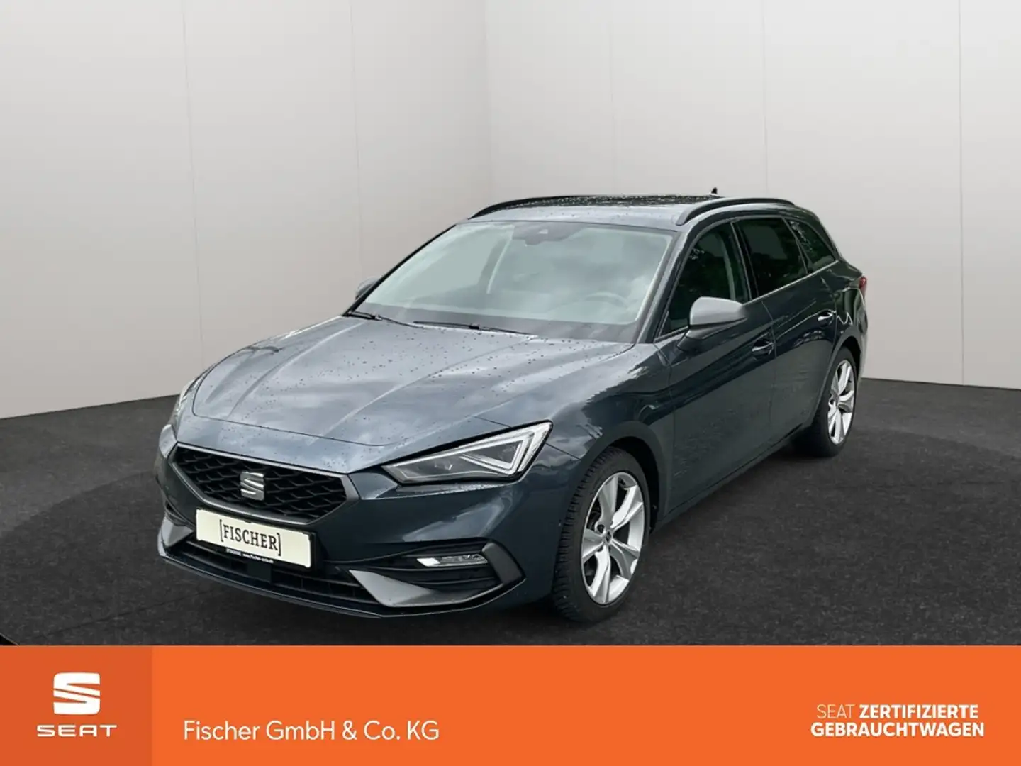 SEAT Leon ST 2.0TDI DSG FR Matrix Navi ACC PDC vorn & hinten Grau - 1