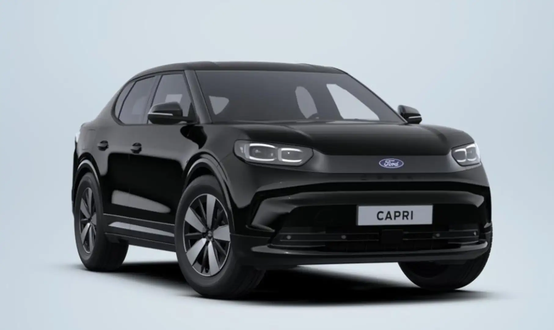 Ford Capri 77 kWh - 627 km Reichweite #WÄRMEPUMPE #FAHRERASSI Schwarz - 1