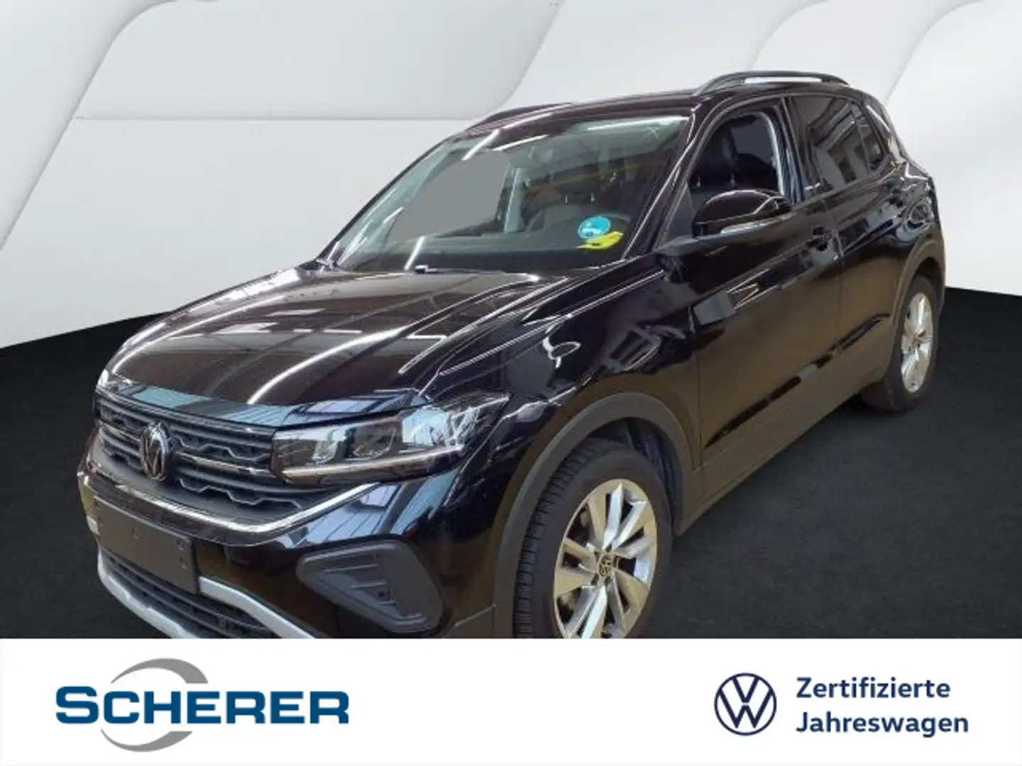 Volkswagen T-Cross GOAL 1.0 TSI, NAVI, SHZ, LED, APP, TRAVE Schwarz - 1