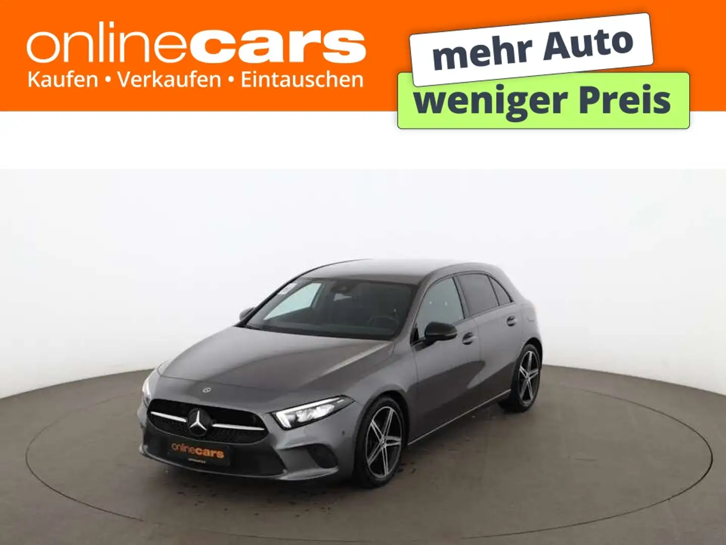 Mercedes-Benz A 180 d Progressive Aut LED LEDER NAVI R-CAM PDC Grau - 1