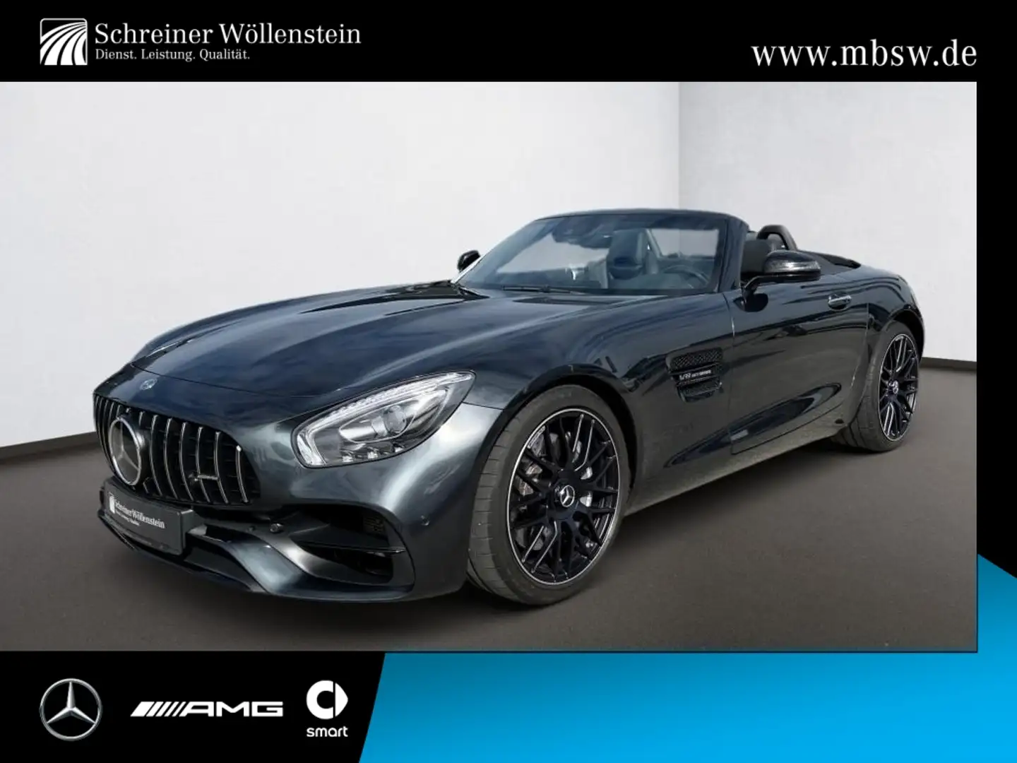 Mercedes-Benz AMG GT Roadster Night*PAbgas*KGo*Airscarf*Nappa* Siyah - 1