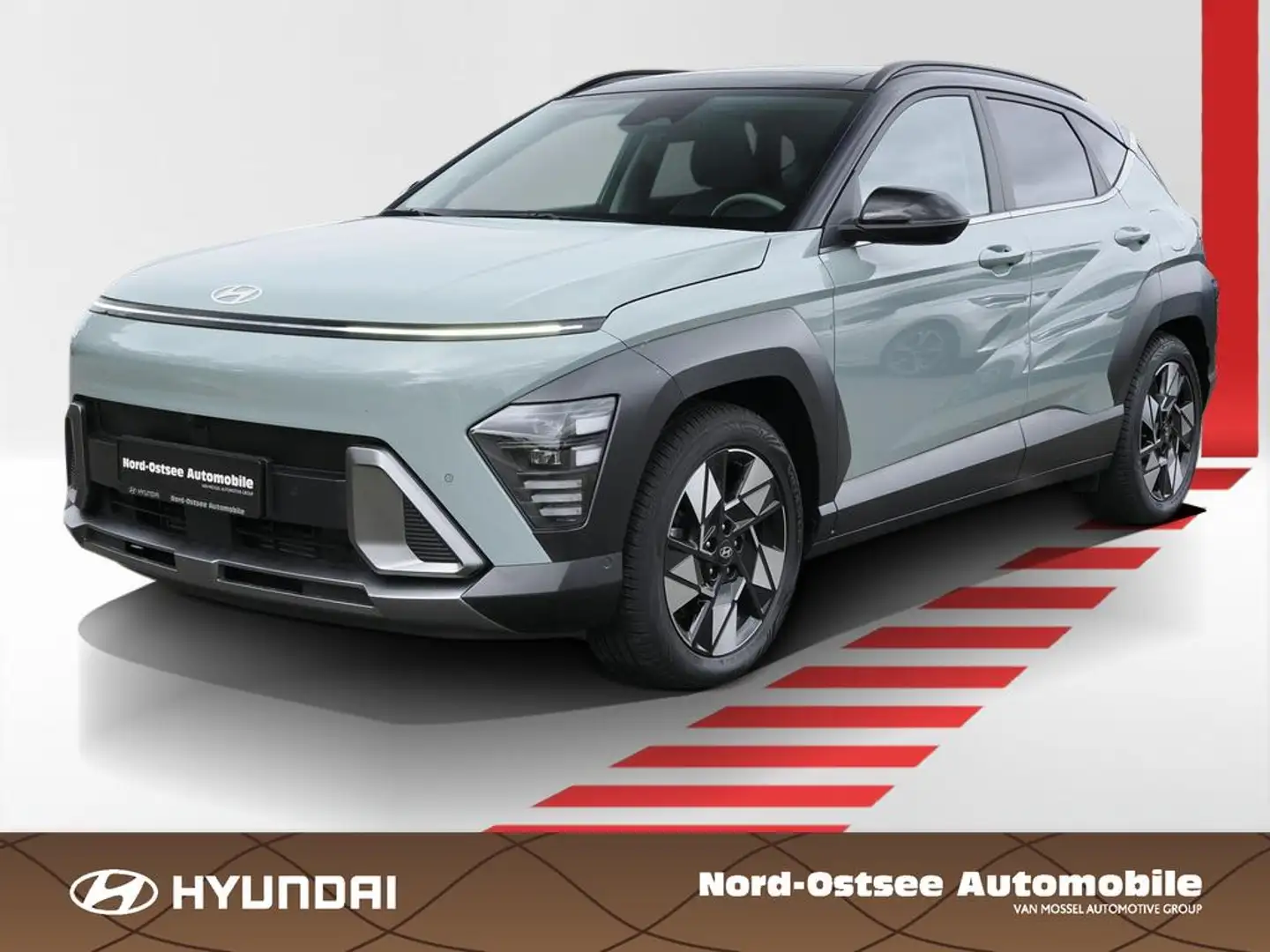 Hyundai KONA 1.6 T-GDI PRIME 4WD KAMERA PDC SHZ BOSE Grün - 1