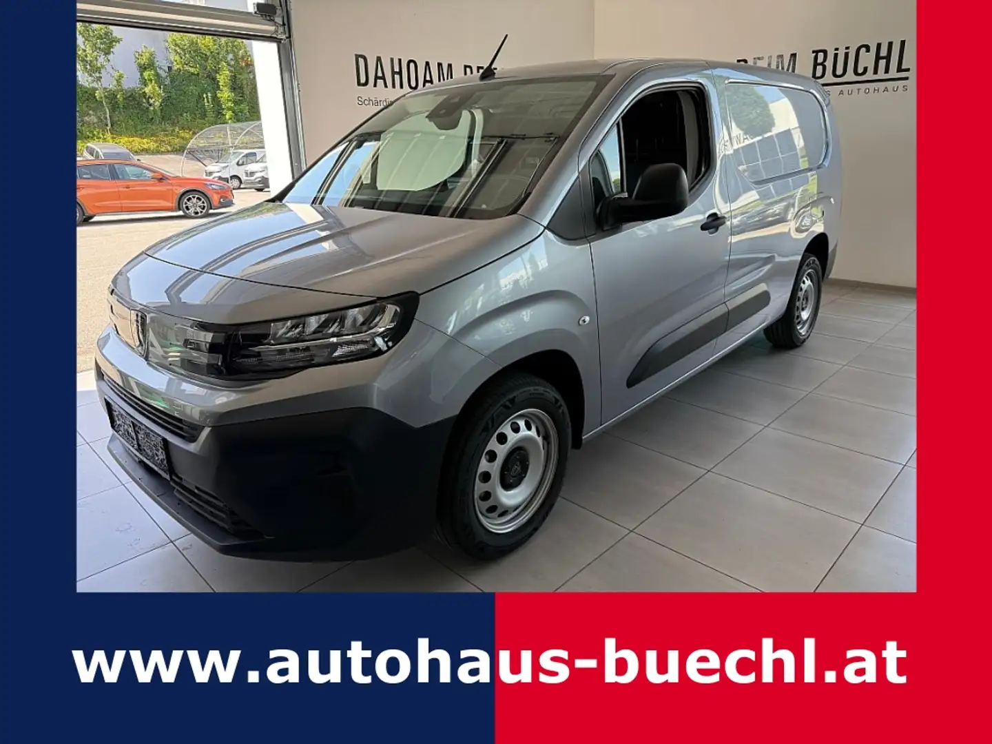 Peugeot Partner Partner Lang L2 BlueHDi 130 S&S Erh.Nuzlast Pre... Gris - 1