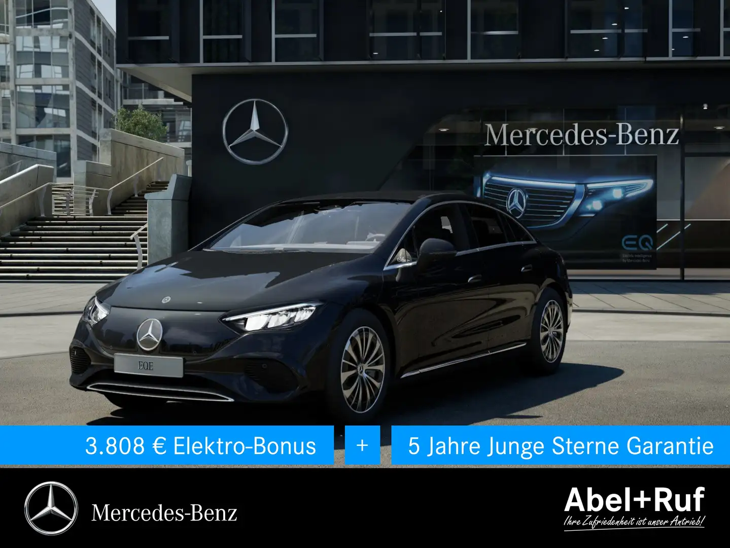 Mercedes-Benz EQE 350 + DISTRONIC+Burmester+CarPlay+Ambi+Kamera Schwarz - 1