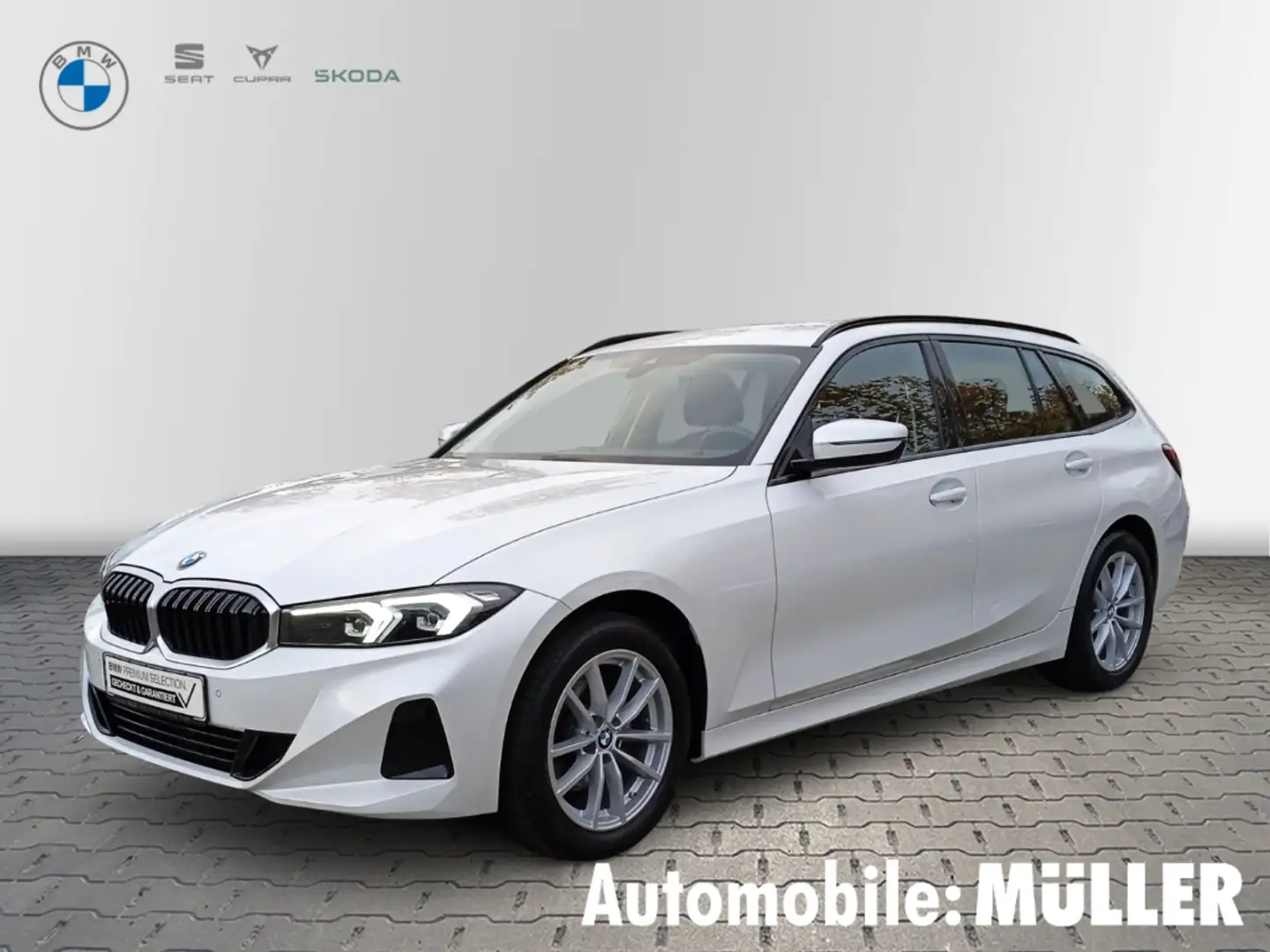 BMW 320 d xDrive Touring*AHK*PDC*DAB*LED*Driv.Ass.* Weiß - 1