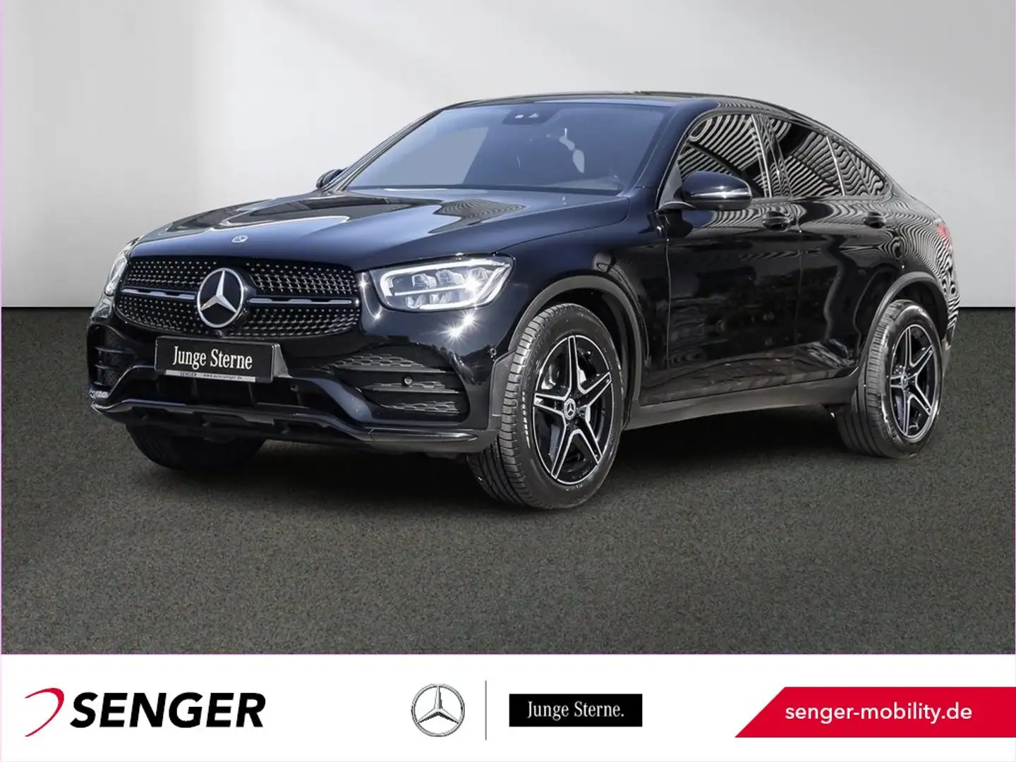 Mercedes-Benz GLC 220 d 4M Coupé AMG Night Distronic 360°-K. Negro - 1