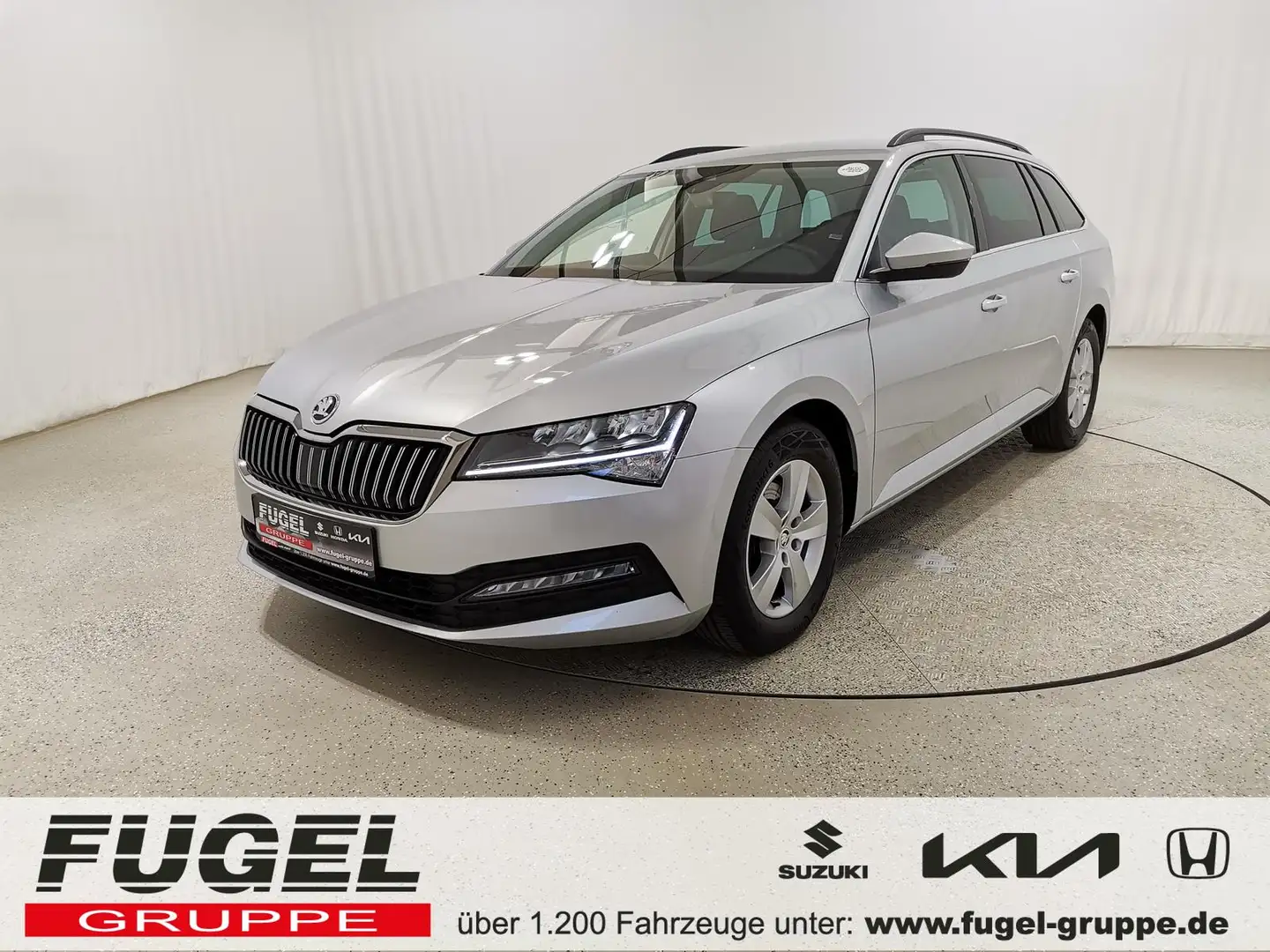 Skoda Superb Combi 2.0 TDI DSG Ambition LED|Navi|virt.Cock.|ACC Silber - 1