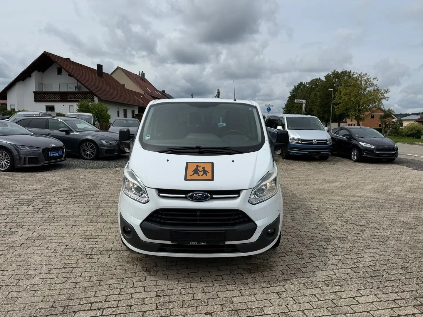 Ford Transit Custom 300 L1 Trend 9 sitzer Klima Pdc Weiß - 1