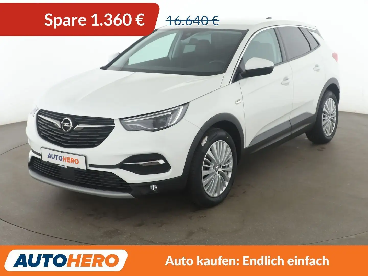 Opel Grandland X 1.5 CDTI INNOVATION*NAVI*TEMPO*PDC*SHZ* Weiß - 1