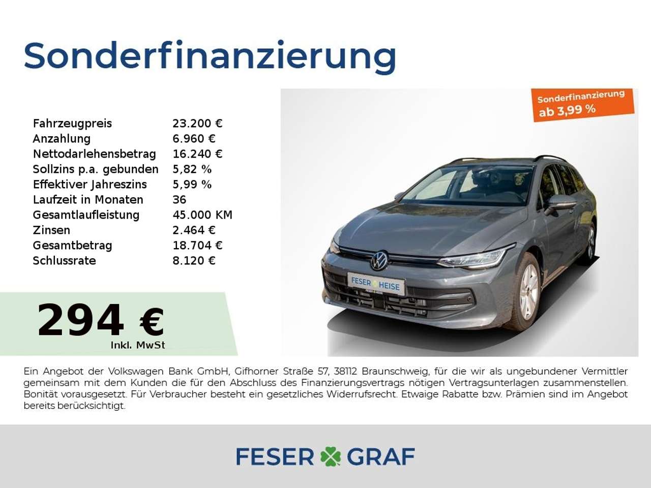 Volkswagen Golf 2025 — VIII Variant, 1.5 eTSI DSG Life LED*Shzg.*AHK*ACC*