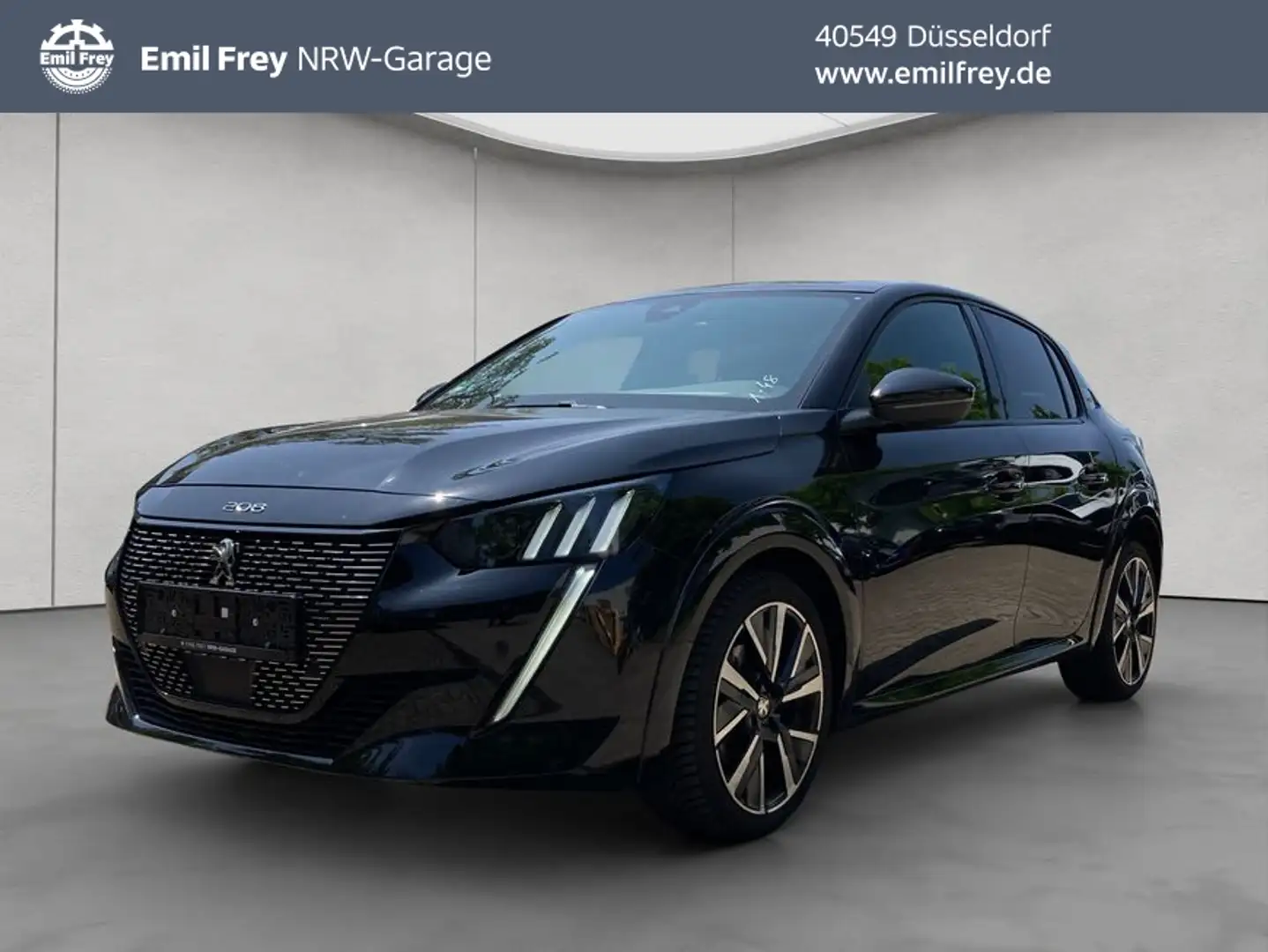 Peugeot 208 PureTech 100 EAT8 GT PANO+TOTW.+NAVI+LED Schwarz - 1
