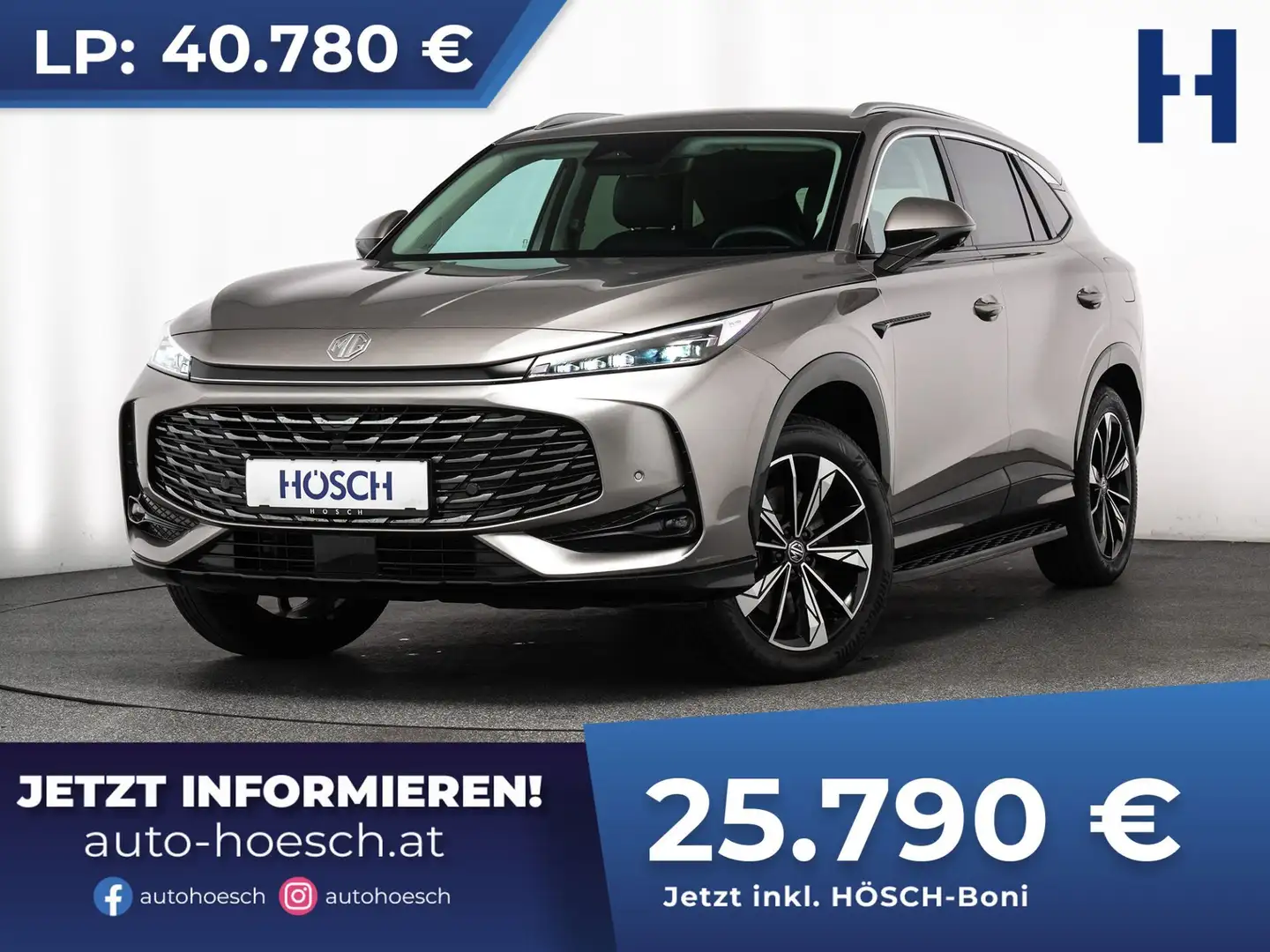 MG HS PHEV Luxury LEDER 360° NAV ASSISTENZ JETZT ANFRAG Silber - 1
