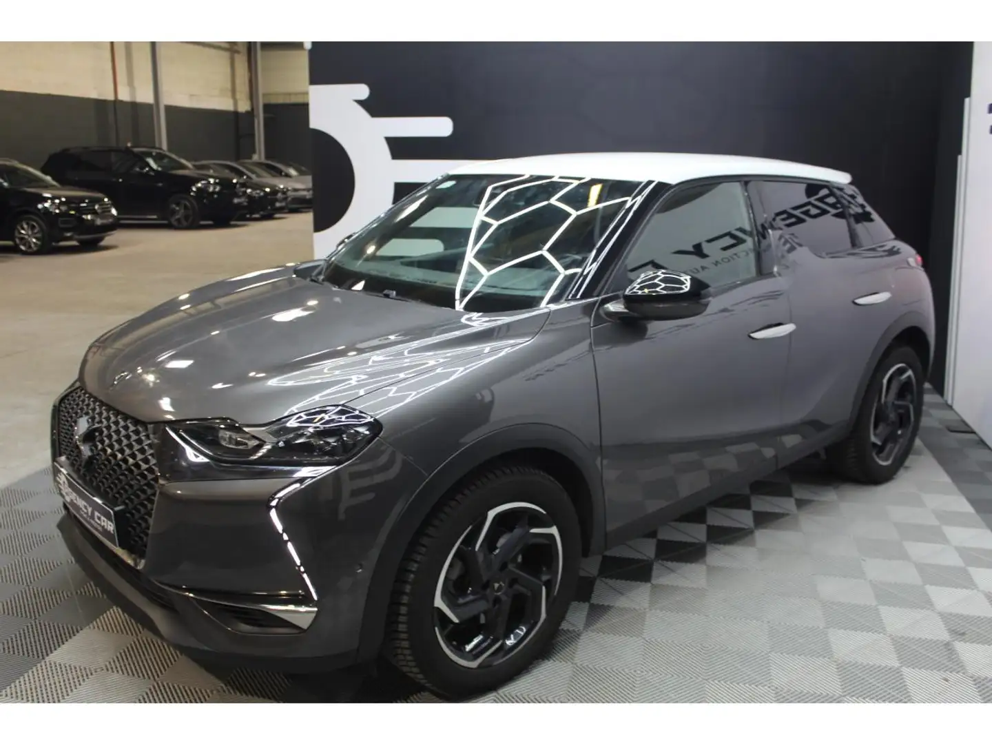 DS Automobiles DS 3 Crossback DS3 1.5 BlueHDi - 130 - BVA  Rivoli PHASE 2 Gris - 2