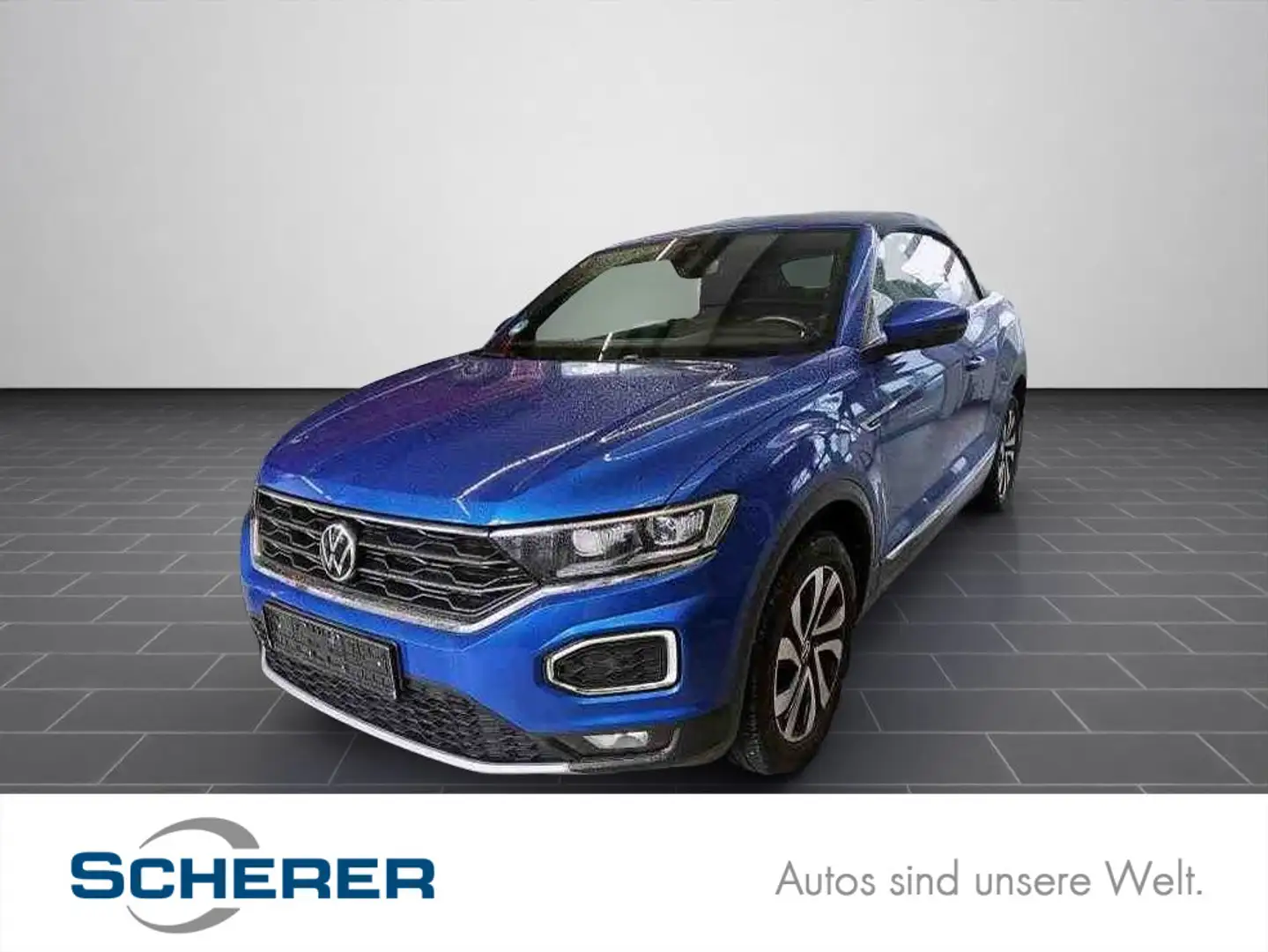 Volkswagen T-Roc 1,5 TSI DSG Style NAVI/LED/PDC/S Blau - 1