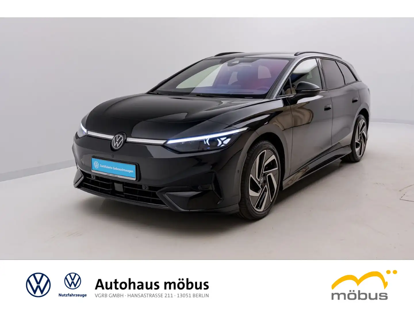 Volkswagen ID.7 Tourer Pro**Leasing 579€ o. Anzahlung** Schwarz - 2