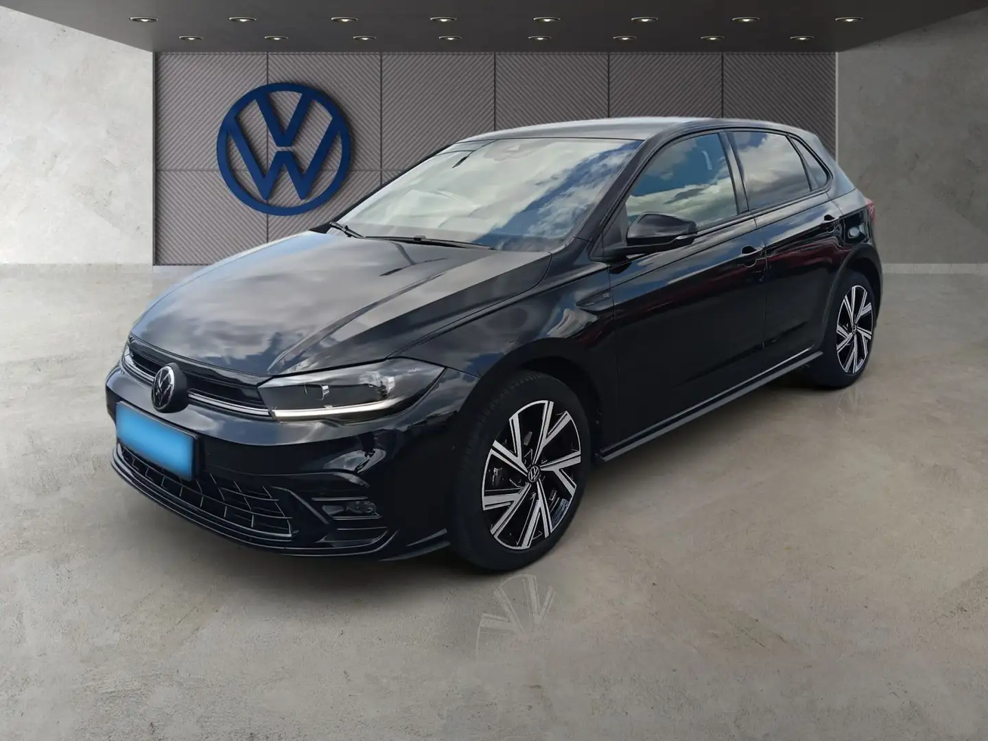 Volkswagen Polo 1.0 TSI R-Line Navi Q.LIGHT - LED-Matrix Sp Schwarz - 2