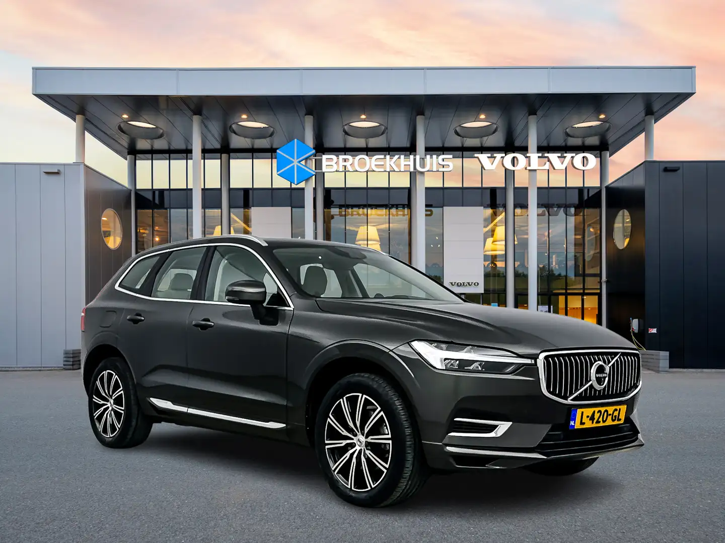 Volvo XC60 T6 Recharge Inscription | 19" | Geventileerd Nappa Grijs - 2