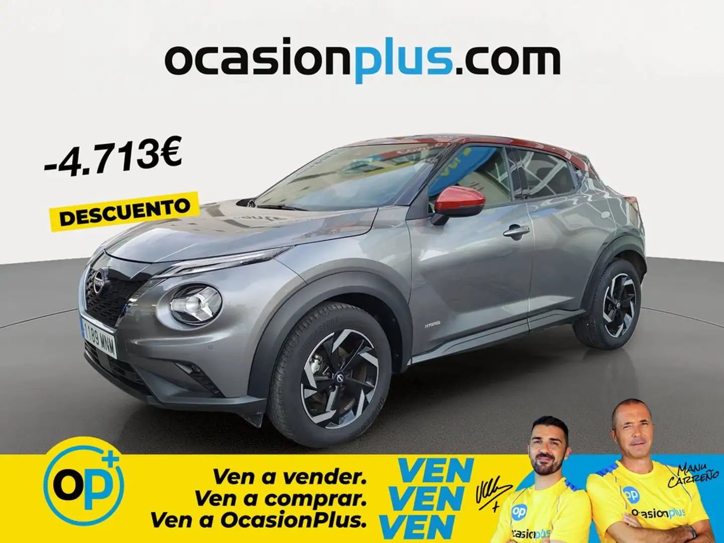 Nissan Juke 1.6 Hybrid N-Connecta Auto Gris - 1