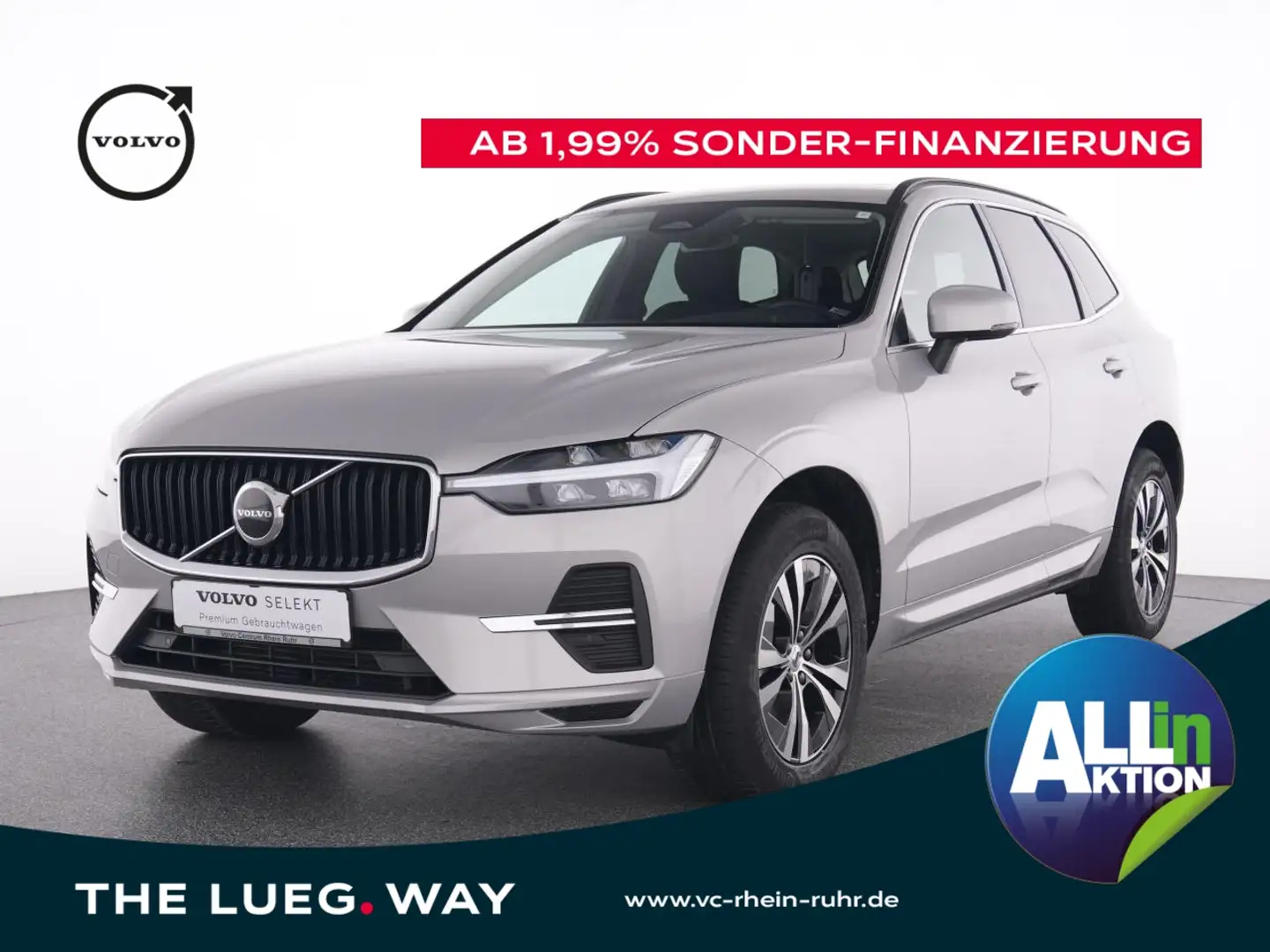 Volvo XC60 B4 D MOMENTUM PRO+SSD+WSS BEH+PARKASSIST Momentum Argent - 1