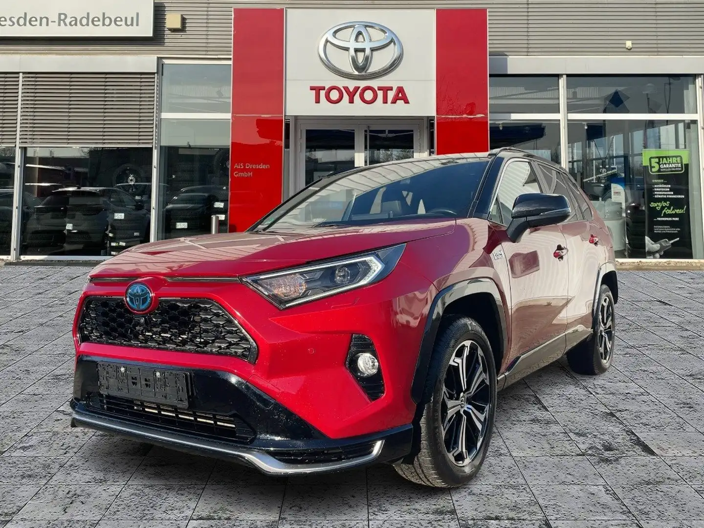 Toyota RAV 4 RAV4 2.5 Plug-In Hybrid Style & Technik-Paket+AHK Rot - 2