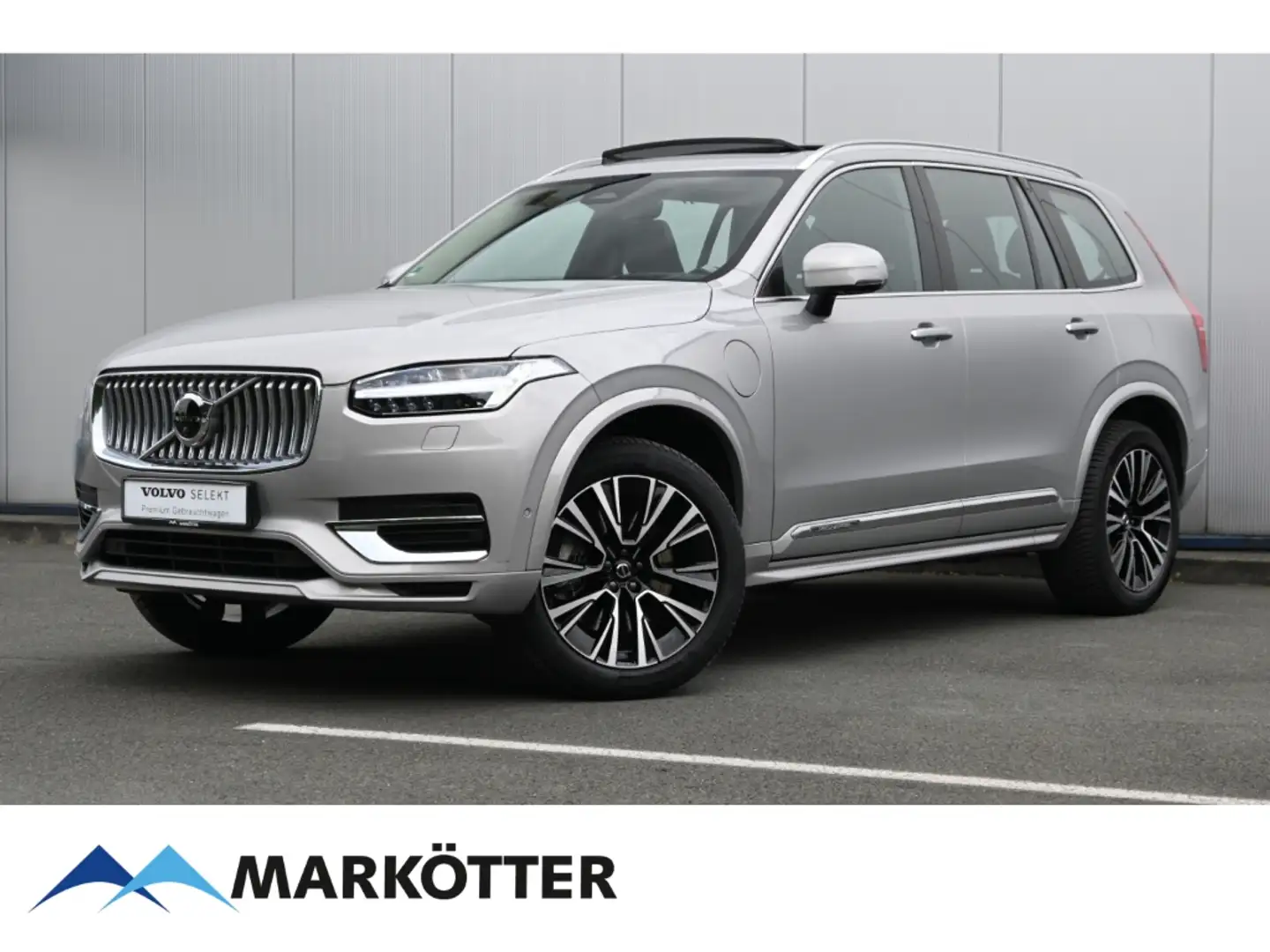 Volvo XC90 T8 AWD Ultimate Bright Recharge/Pano/StandH Argent - 1