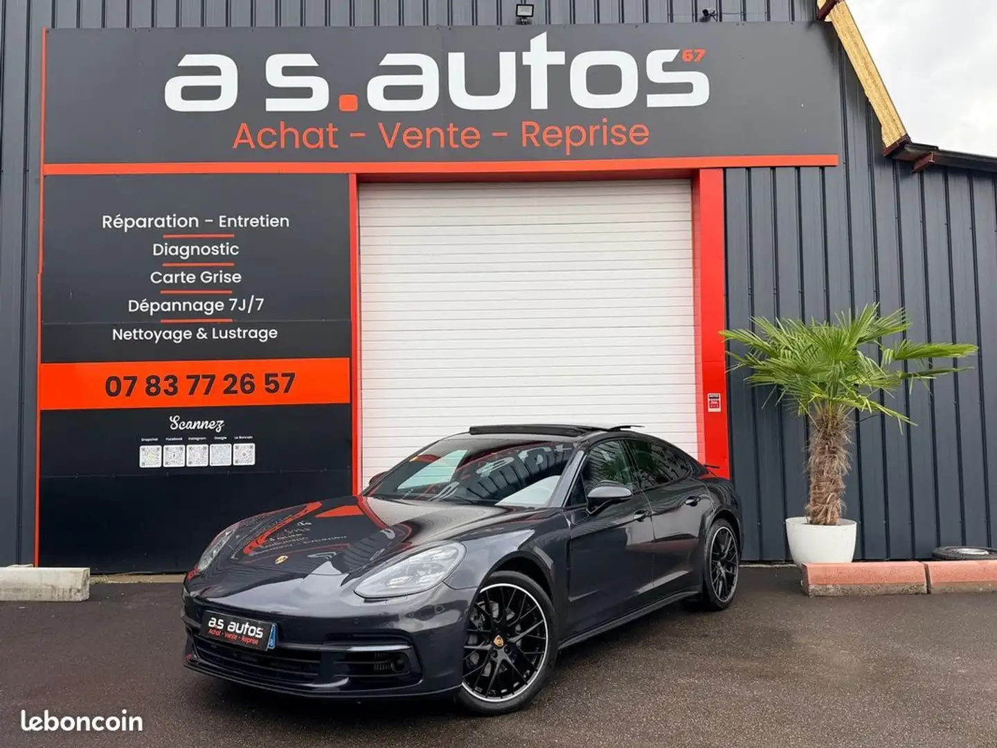 Porsche Panamera 4 S 4.0 V8 32V BI-TURBO PDK8 422CV BVA Configuration FULL catalogue-suivi Gris - 1