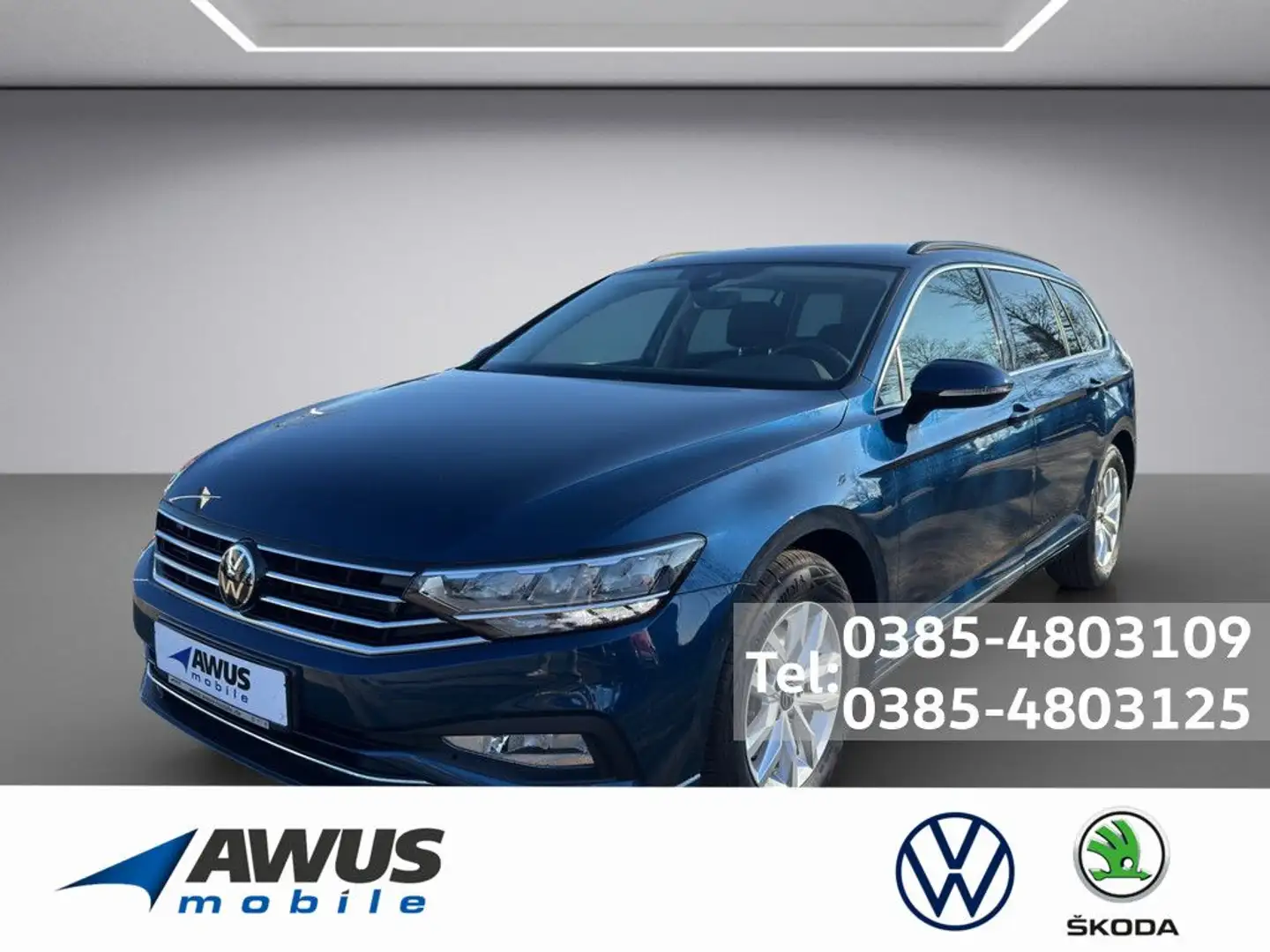 Volkswagen Passat Variant 2.0TDI DSG Business AHK Blau - 1