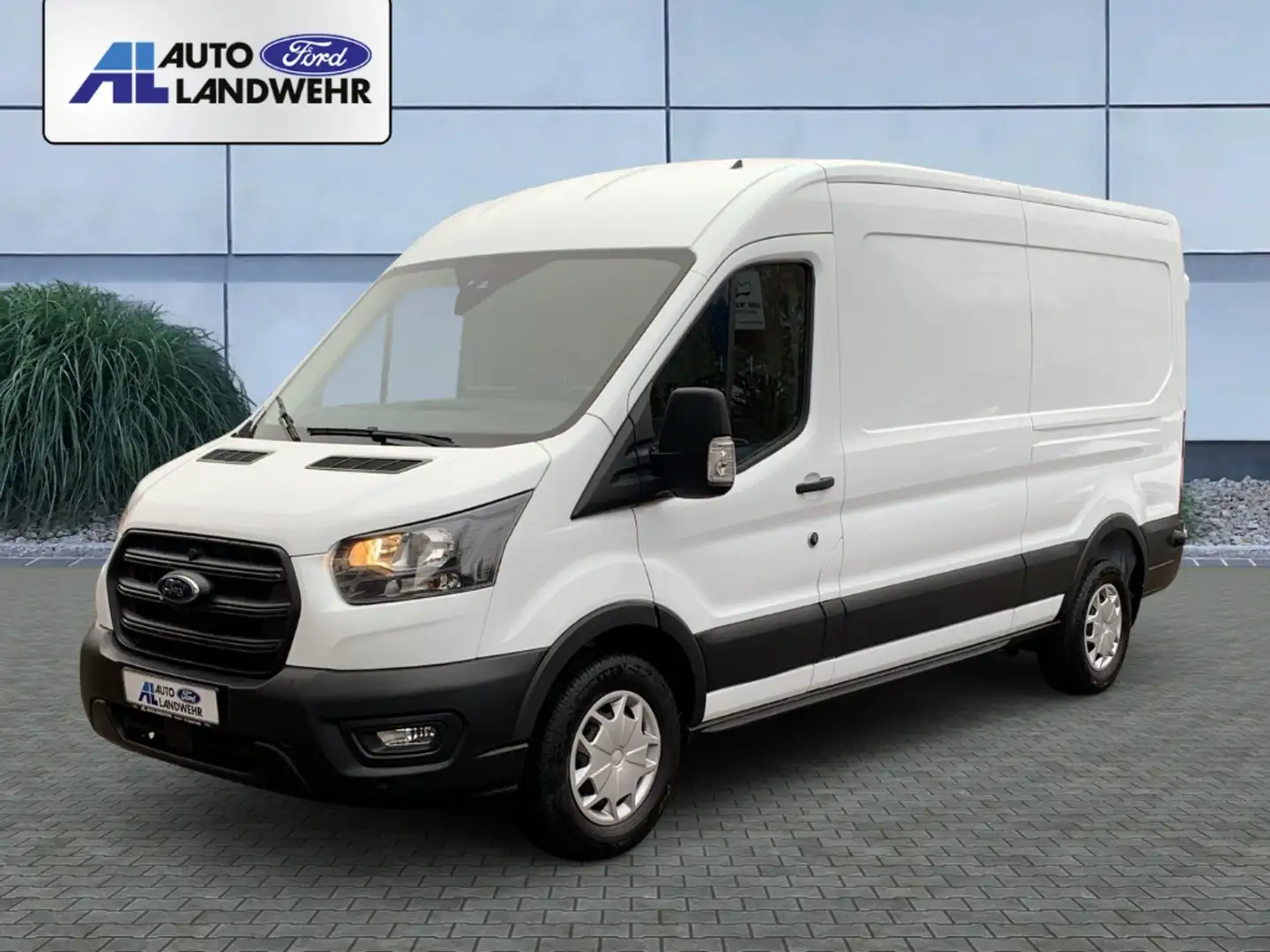 Ford Transit Kasten 350 L3 Trend Navi Klimaautom DAB e-Sitze SH Weiß - 1