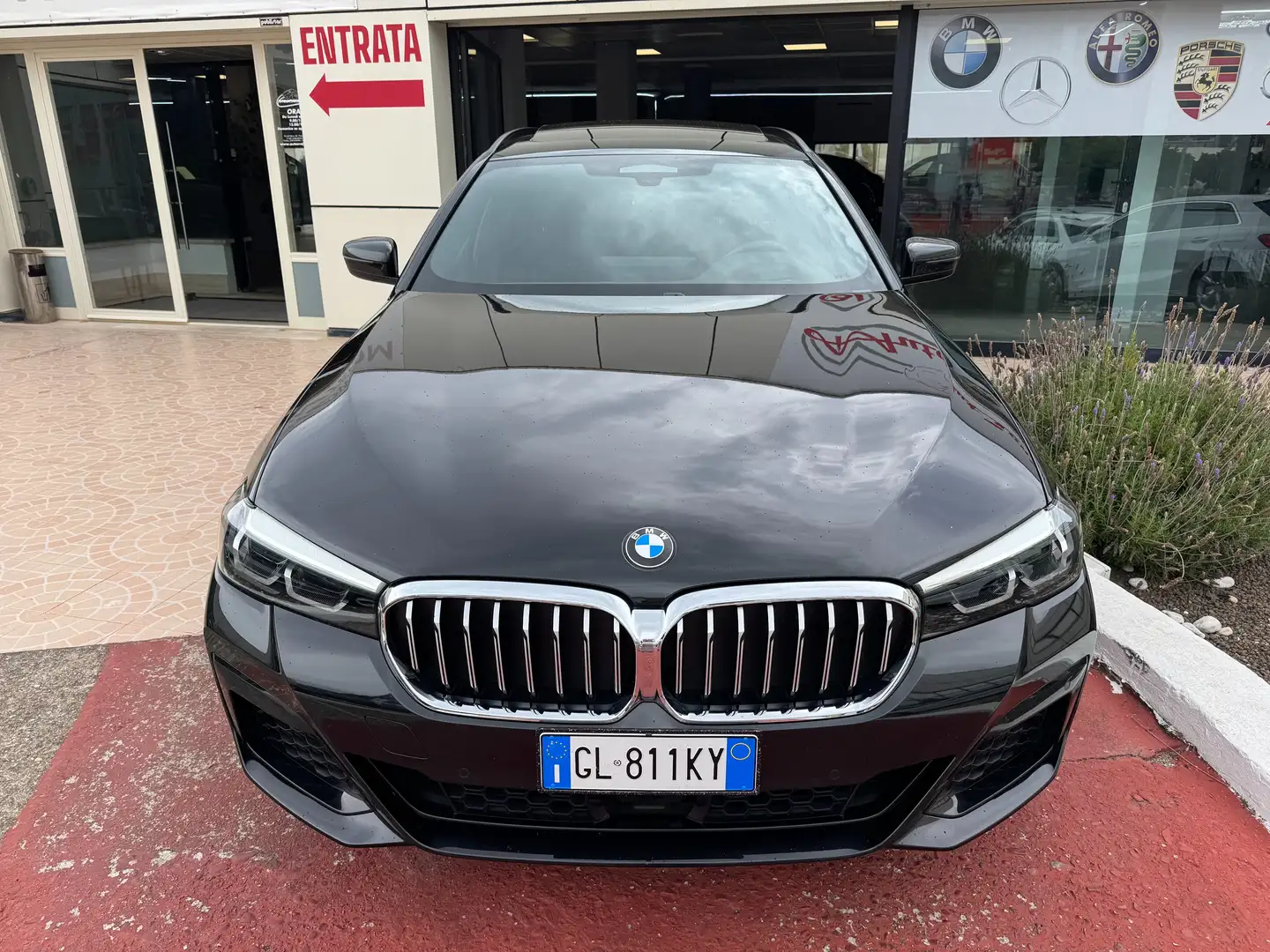 BMW 520 520d Touring mhev 48V xdrive Msport auto Schwarz - 2