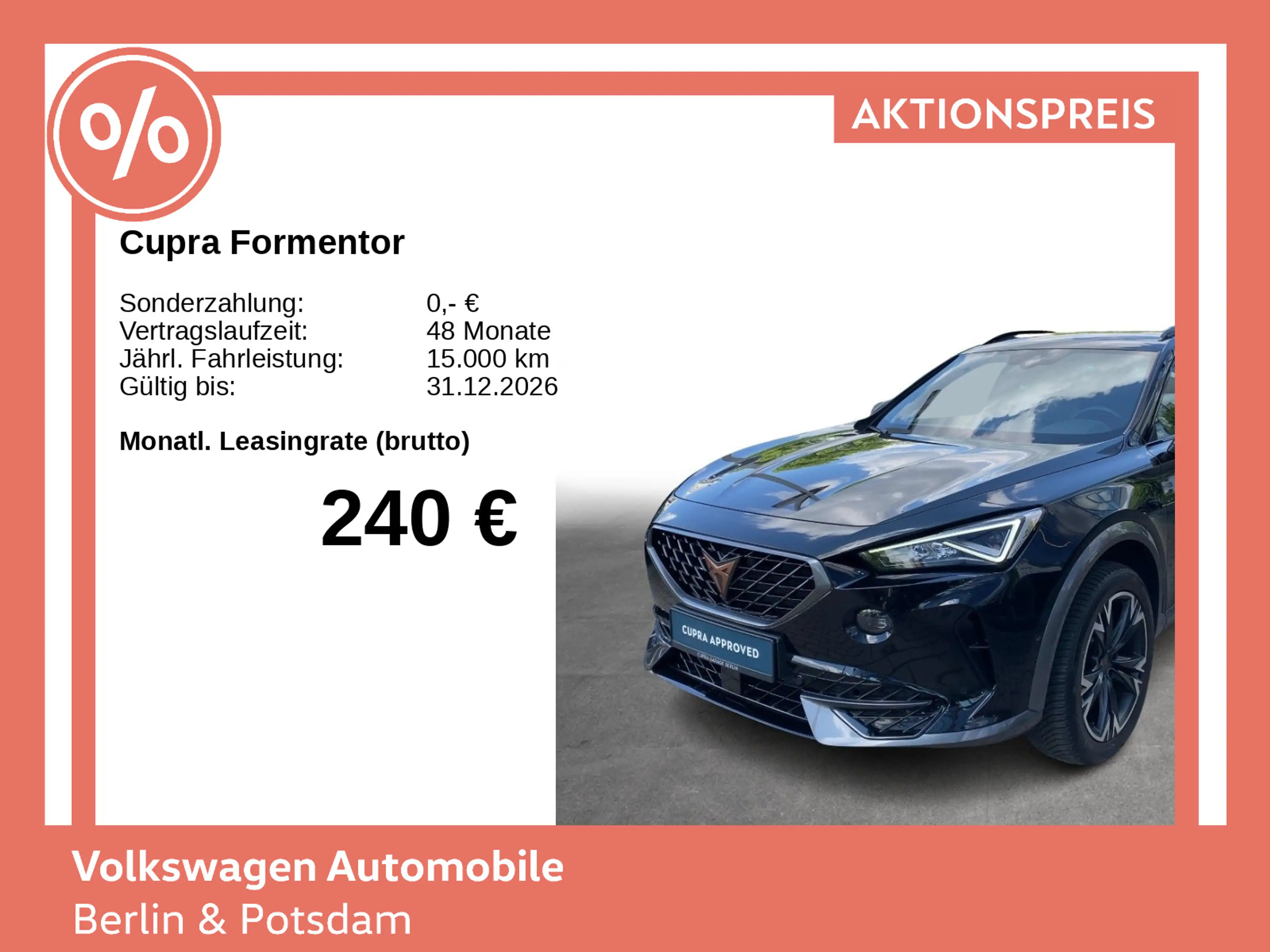 CUPRA Formentor 1.5 TSI DSG Navi LED SHZ ACC PDC