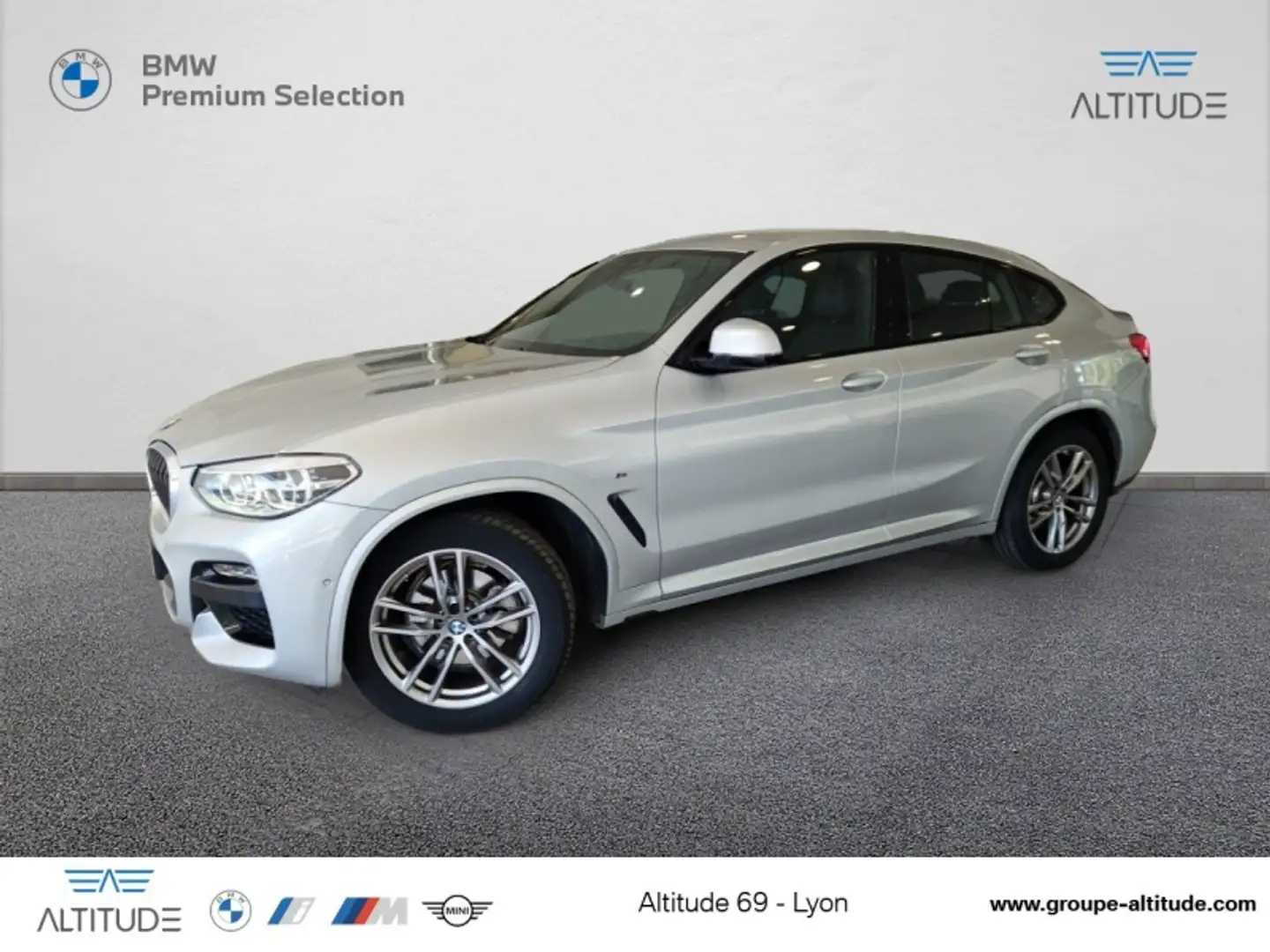 BMW X4 xDrive20d 190ch M Sport 10cv Argent - 1