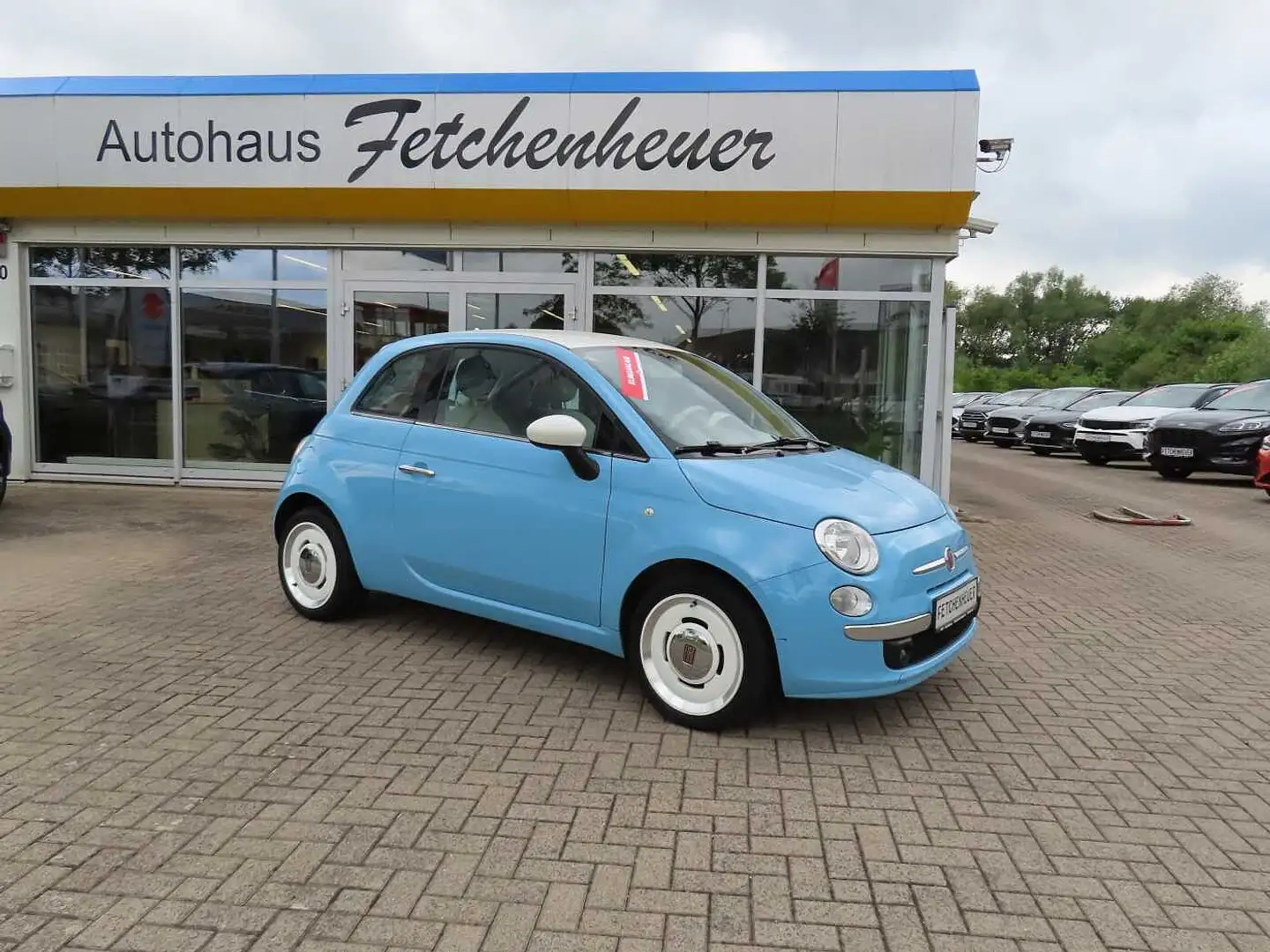 Fiat 500 1.2 Vintage '57 m. KLIMA+PDC+BLUET+LEDER+GJR Blau - 1