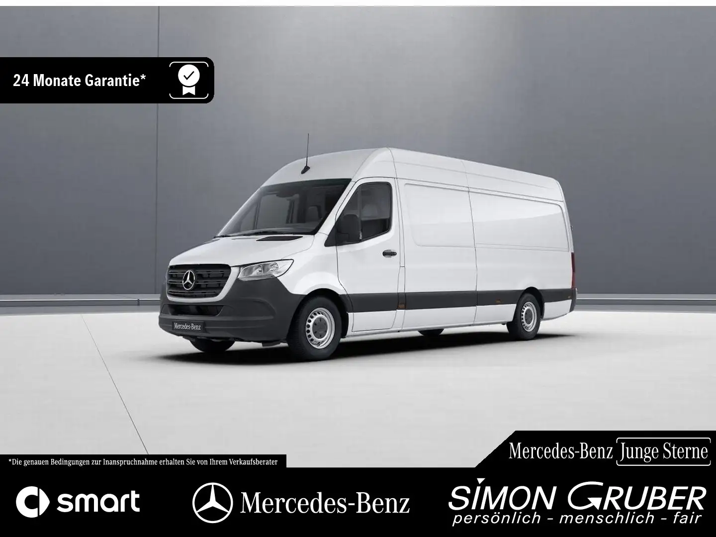 Mercedes-Benz Sprinter 317 CDI hoch lang Automatik Navi Kamera Weiß - 1