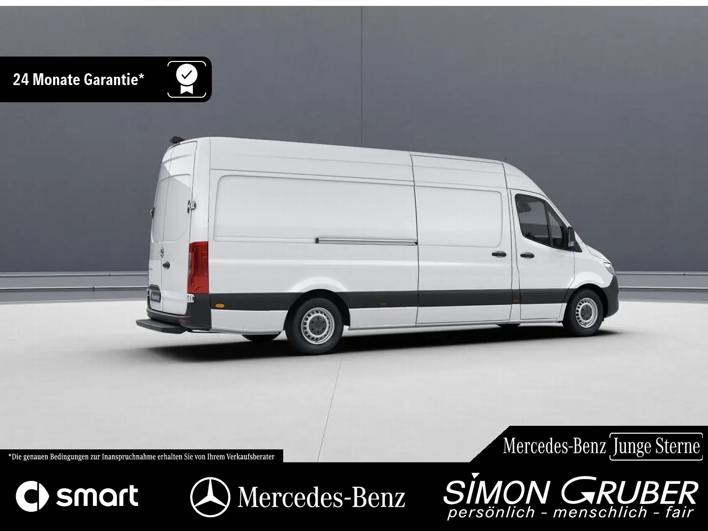 Mercedes-Benz Sprinter 317 CDI hoch lang Automatik Navi Kamera Weiß - 2