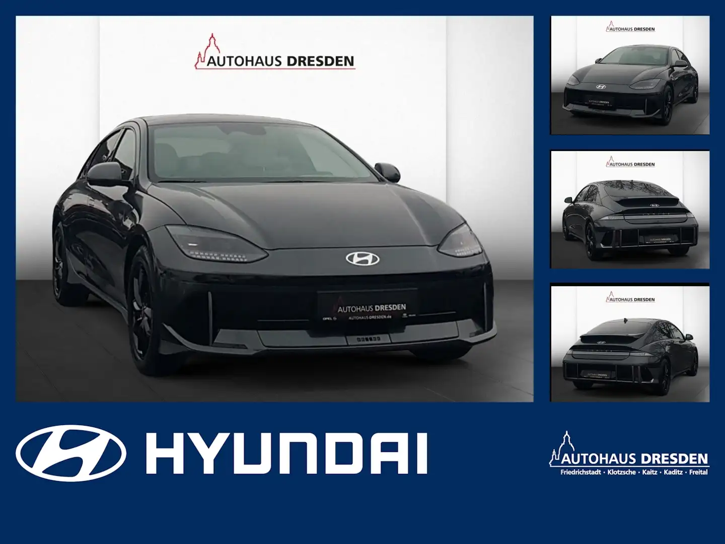 Hyundai IONIQ 6 77 Techniq *8fach*MATRIX*4xSHZ* Grau - 1