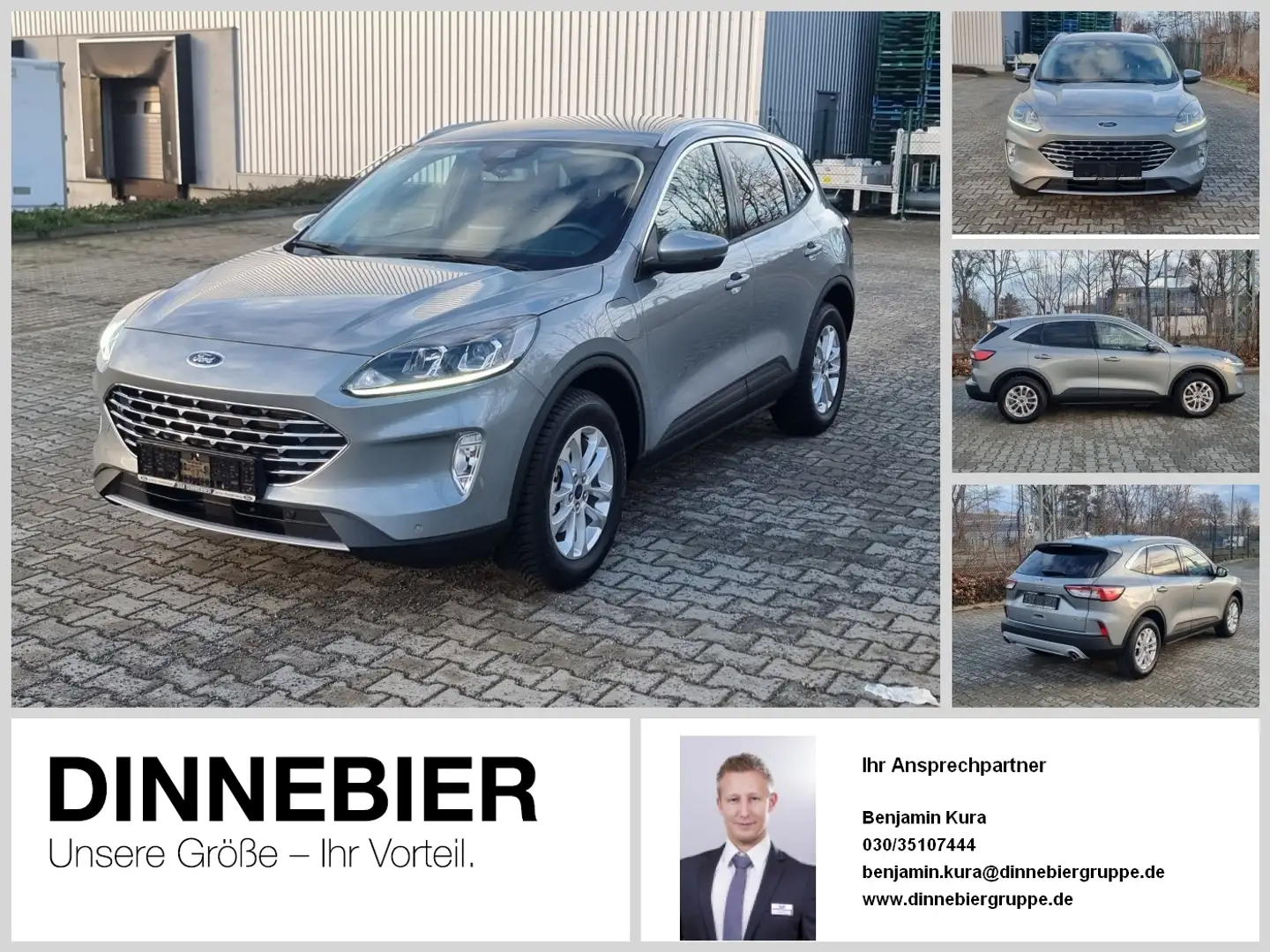 Ford Kuga Titanium Navi+Kamera+Winterpaket+Klima Zilver - 1