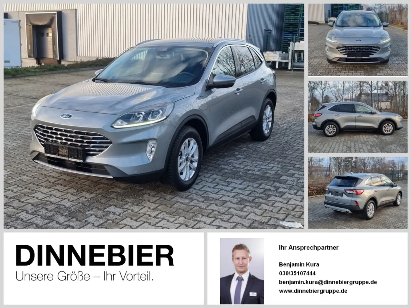 Ford Kuga Titanium Navi+Kamera+Winterpaket+Klima Argent - 1