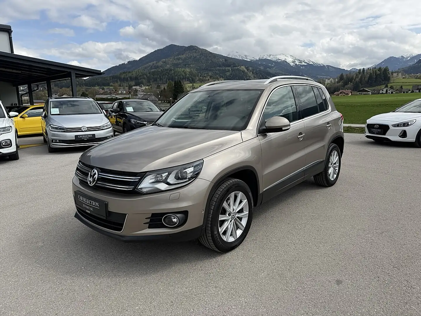 Volkswagen Tiguan 2,0 TDI BMT 4Motion Sky DPF DSG | PANORAMA | AH... Beige - 1