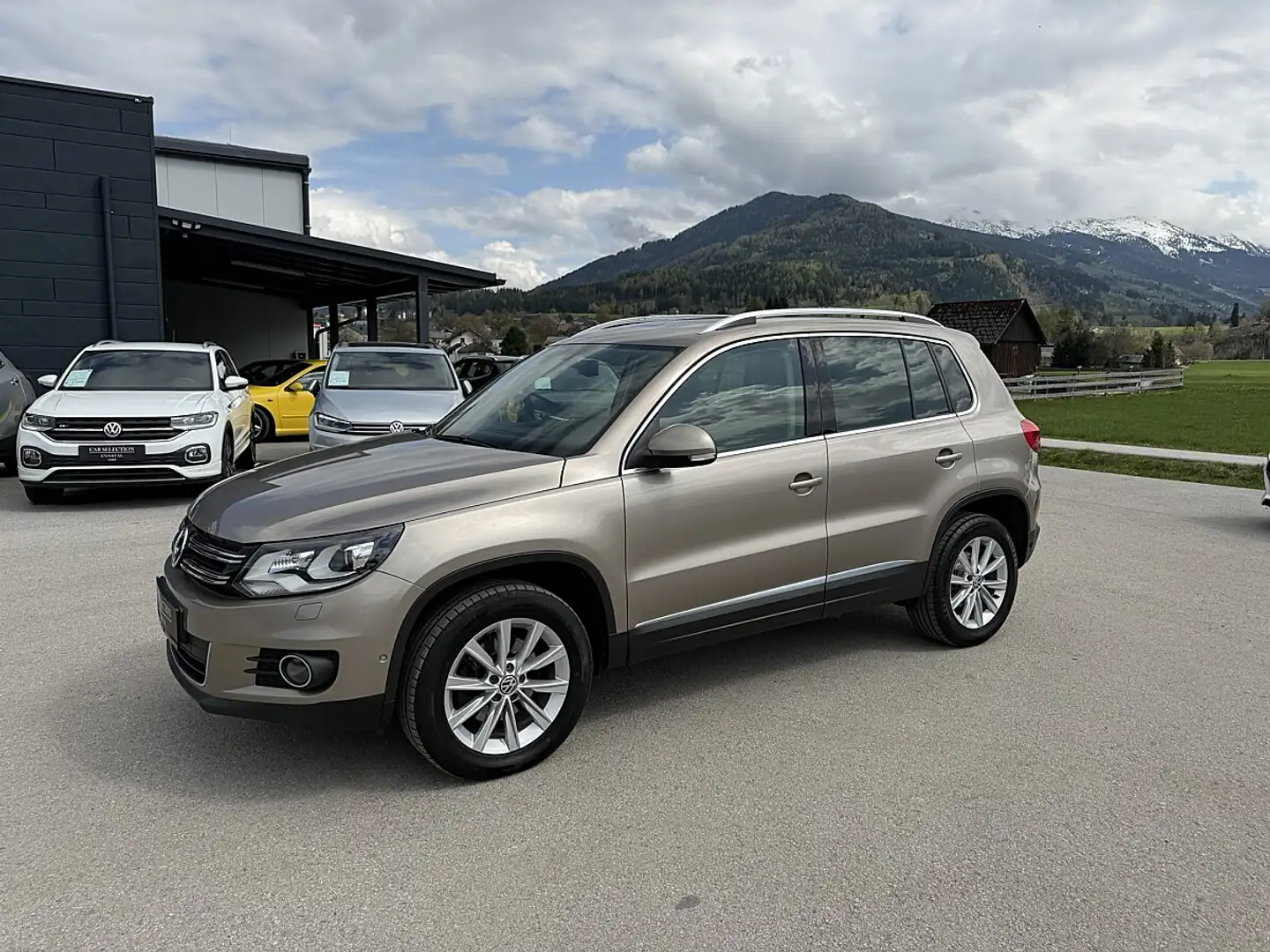 Volkswagen Tiguan 2,0 TDI BMT 4Motion Sky DPF DSG | PANORAMA | AH... Beige - 2