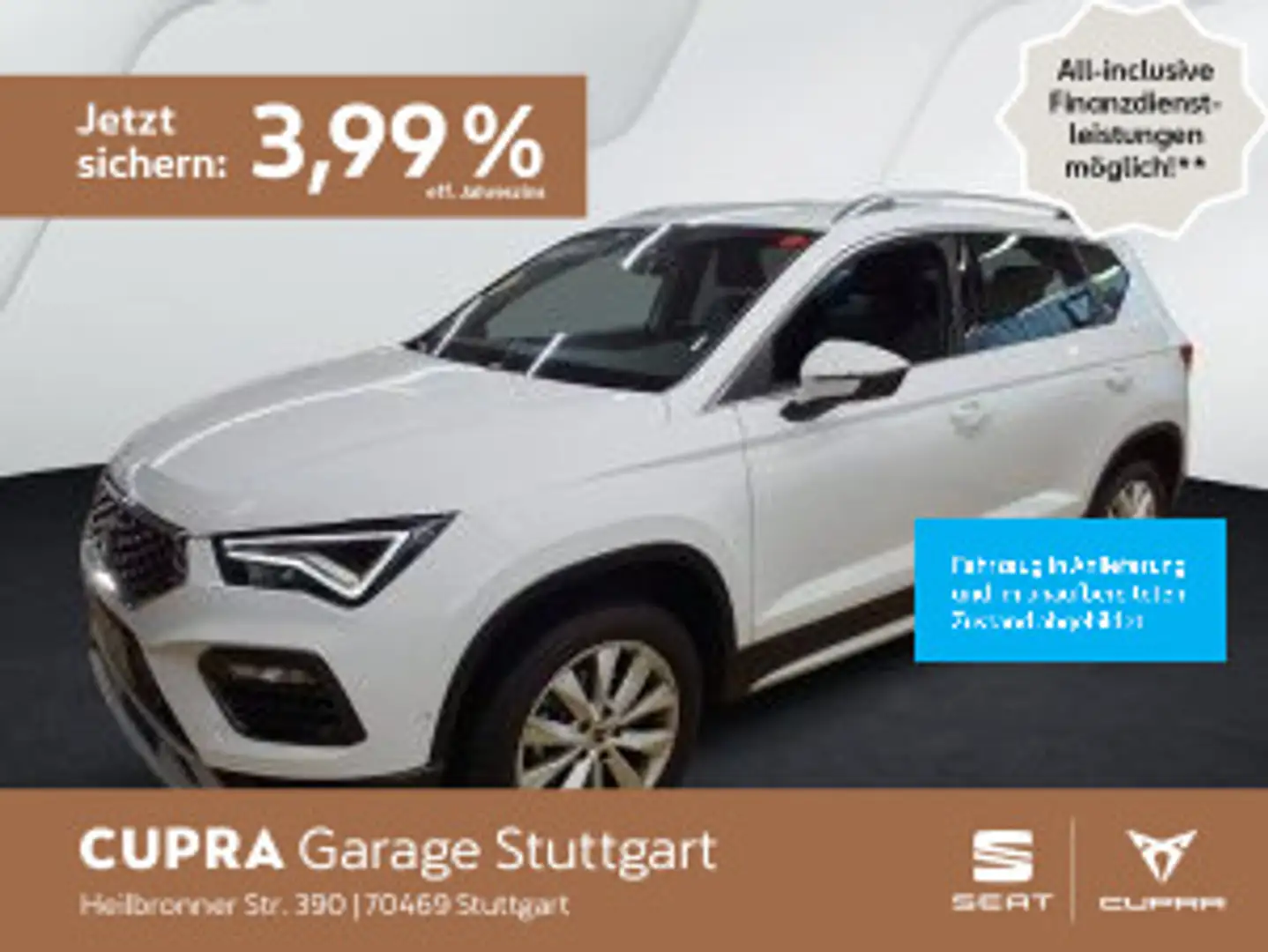 SEAT Ateca X-Perience 1.5 TSI DSG KLIMA SHZ NAVI EPH Weiß - 1