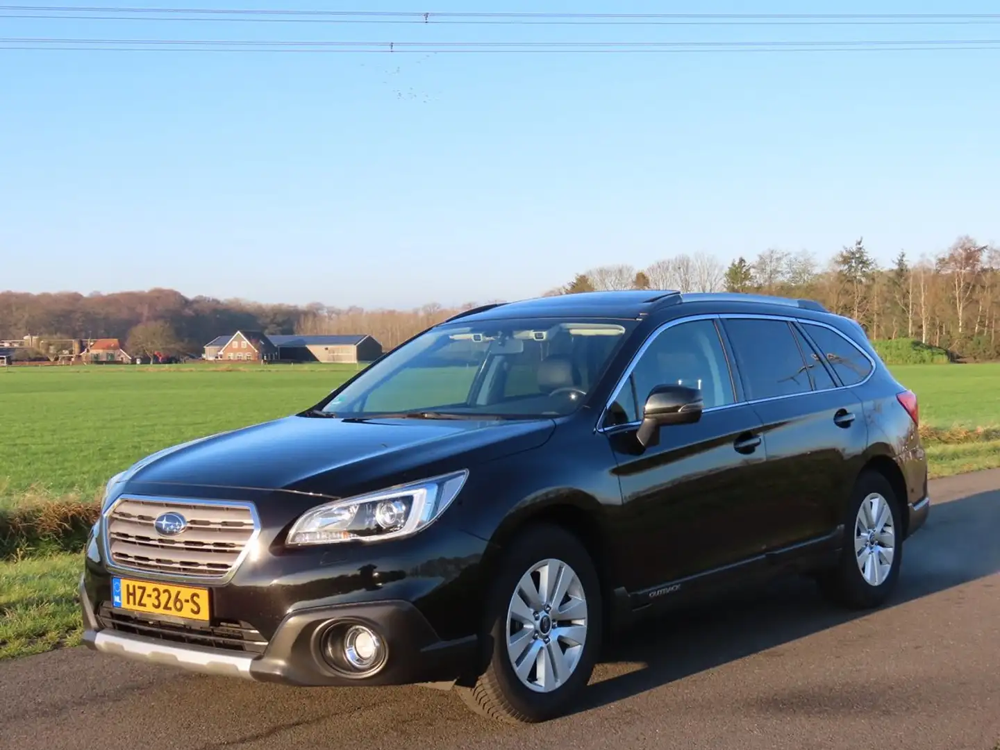 Subaru OUTBACK 2.5i Premium Aut. Eyesight, Navi, Cruise, ECC, Dak Schwarz - 2