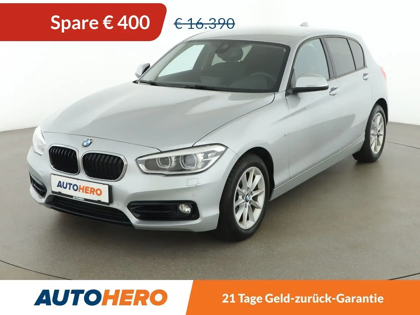 BMW 118 118d xDrive Sport Line *LED*TEMPO*NAVI*PDC*SHZ*BT* Grau - 1