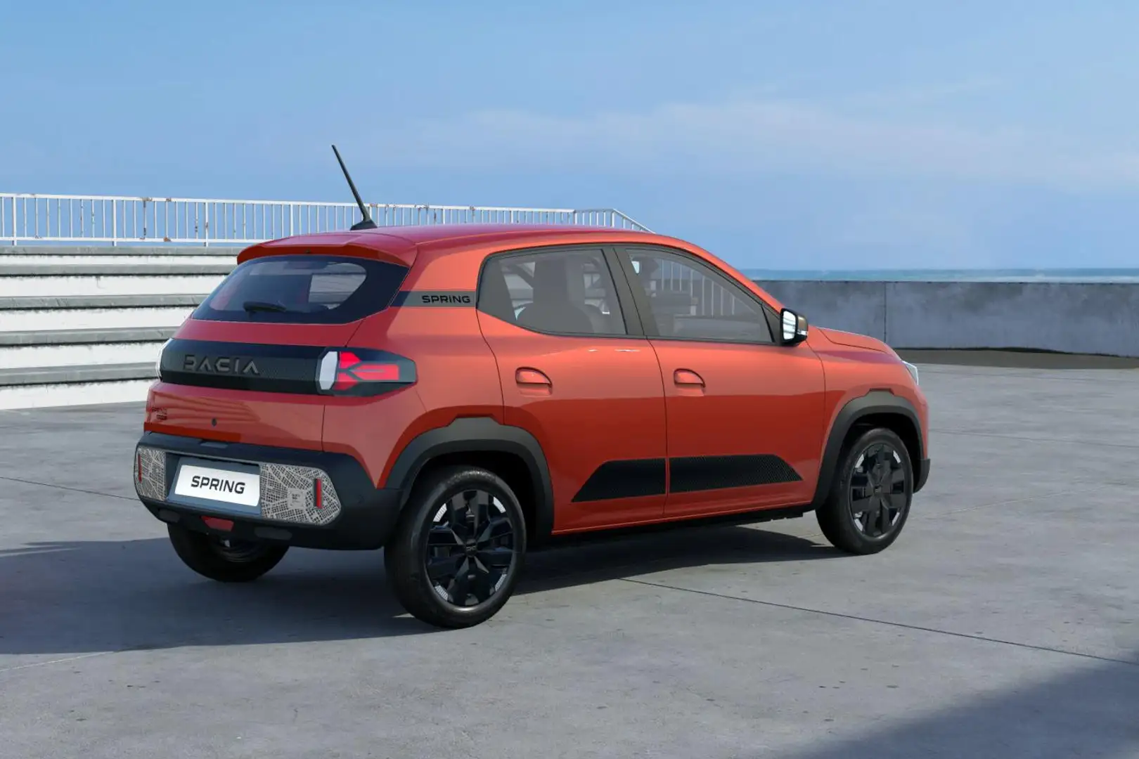 Dacia Spring Extreme 65 26.8 kWh / Dc Lader / Navigatie / Camer Rood - 2