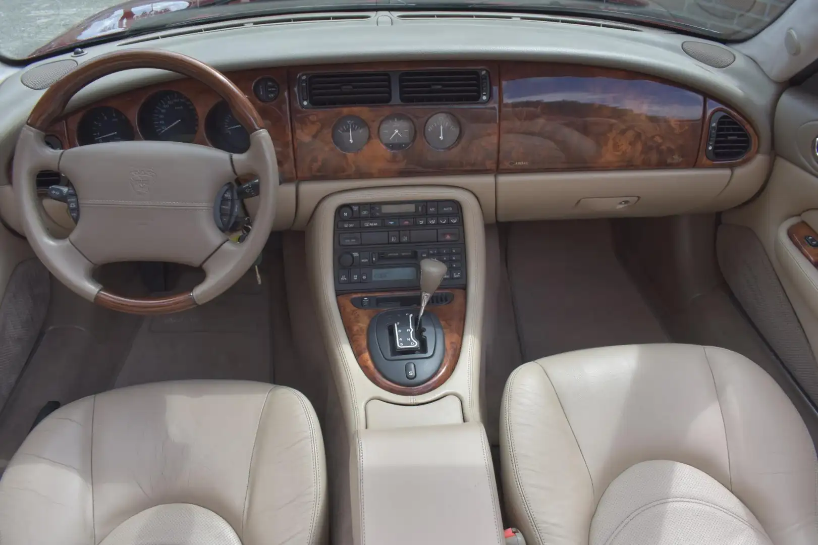 Jaguar XKR 4.2 V8 Convertible '03 Leder Cruise Clima Inruil m Roşu - 2