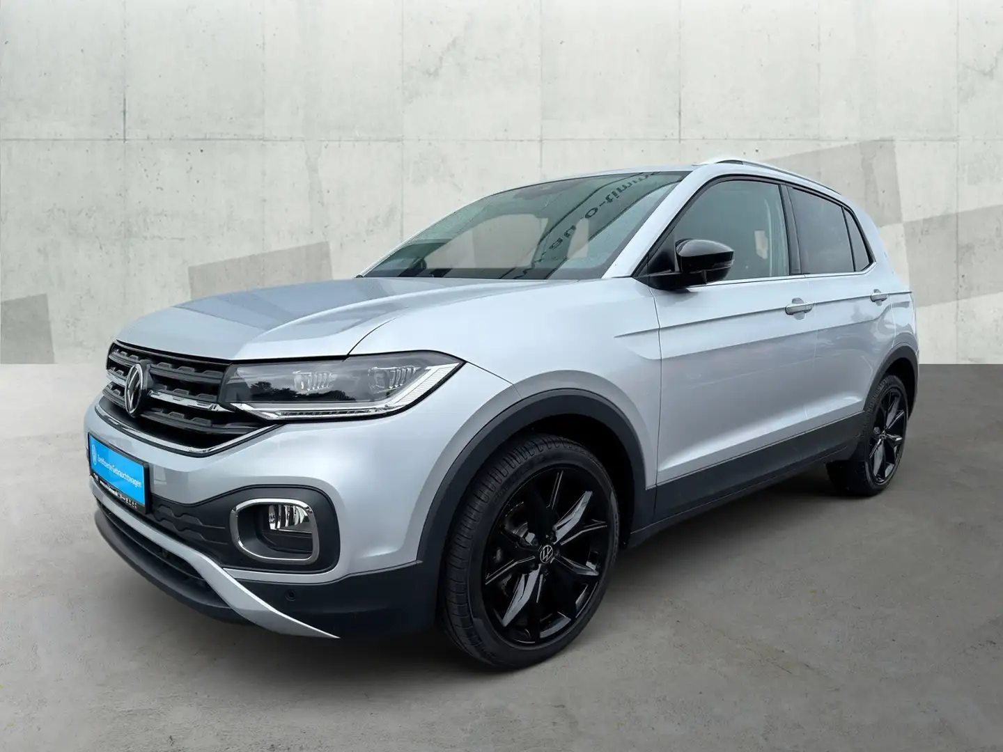 Volkswagen T-Cross 1.5 TSI DSG STYLE *AHK *LED *ACC *RKAM *LM 18" * Silber - 2