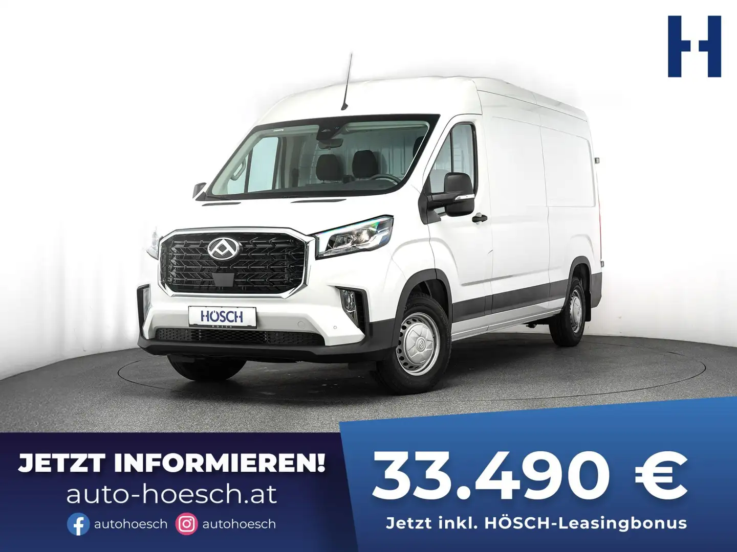 Maxus Deliver 9  L3H2 NEUWAGEN NETTO 29158.- KAMERA ASS Weiß - 1