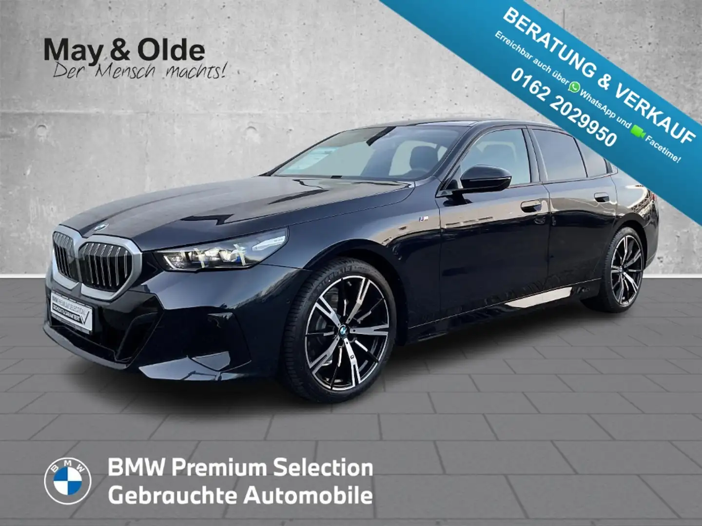 BMW 520 i M Sportpaket AHK ACC Navi LED  Alarm Soundsystem Schwarz - 1