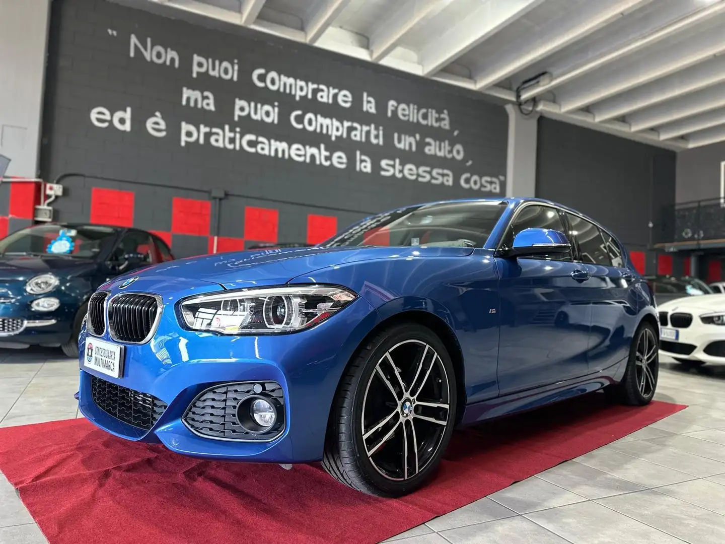 BMW 116 BMW 1er 116i M Sport 5p Blauw - 1